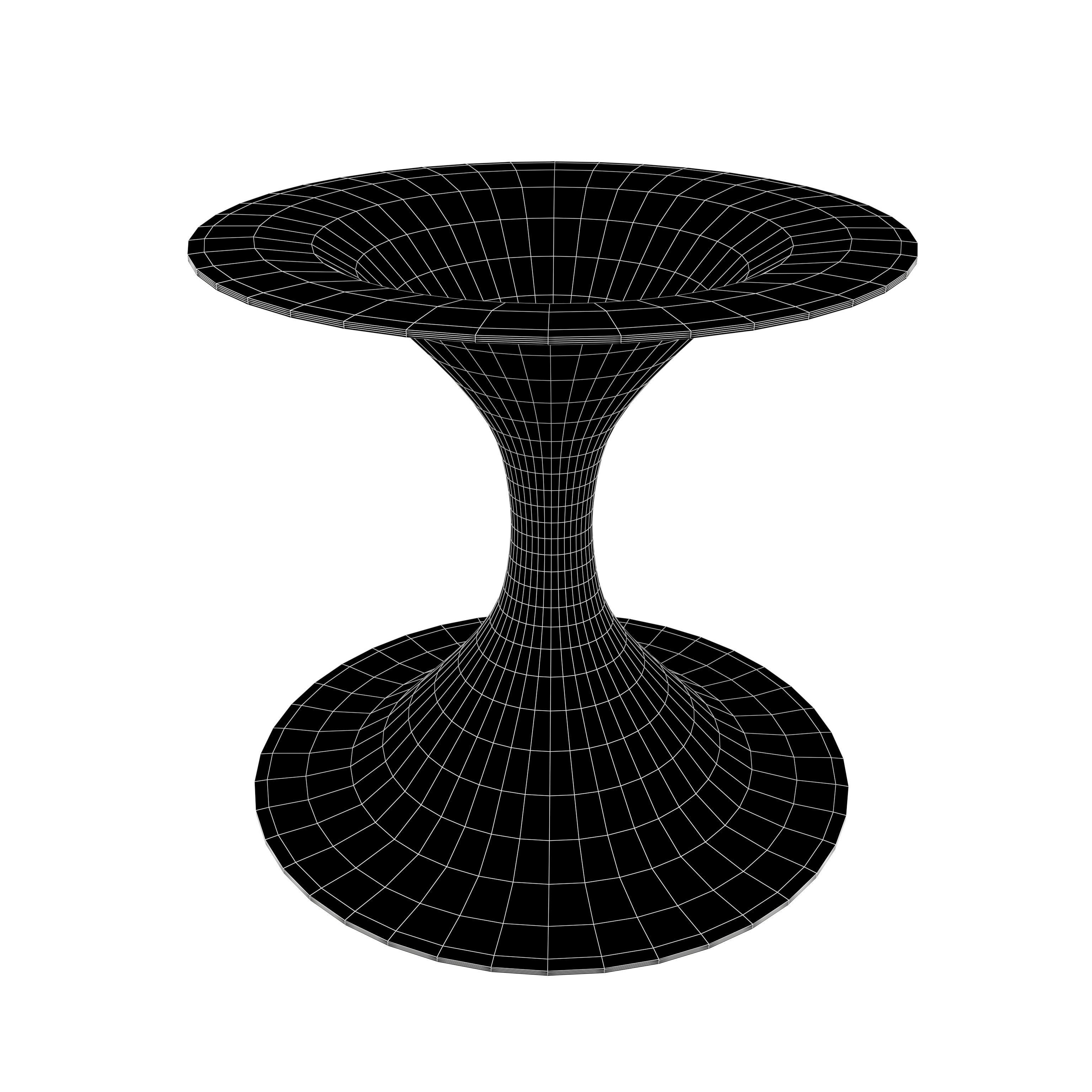 Striped Geometric Wormhole v1 001 Low-poly 3D model_4