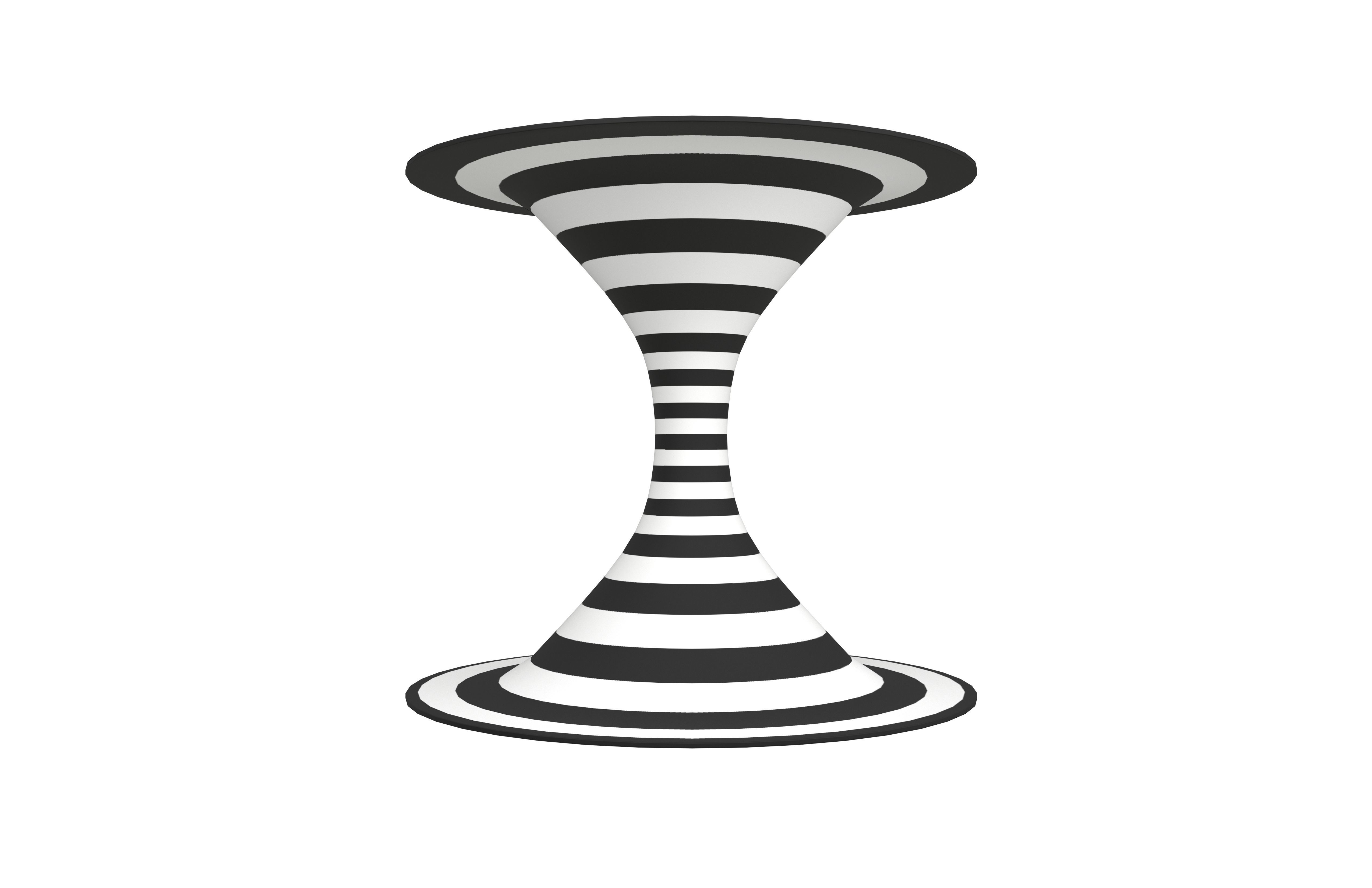 Striped Geometric Wormhole v1 001 Low-poly 3D model_1