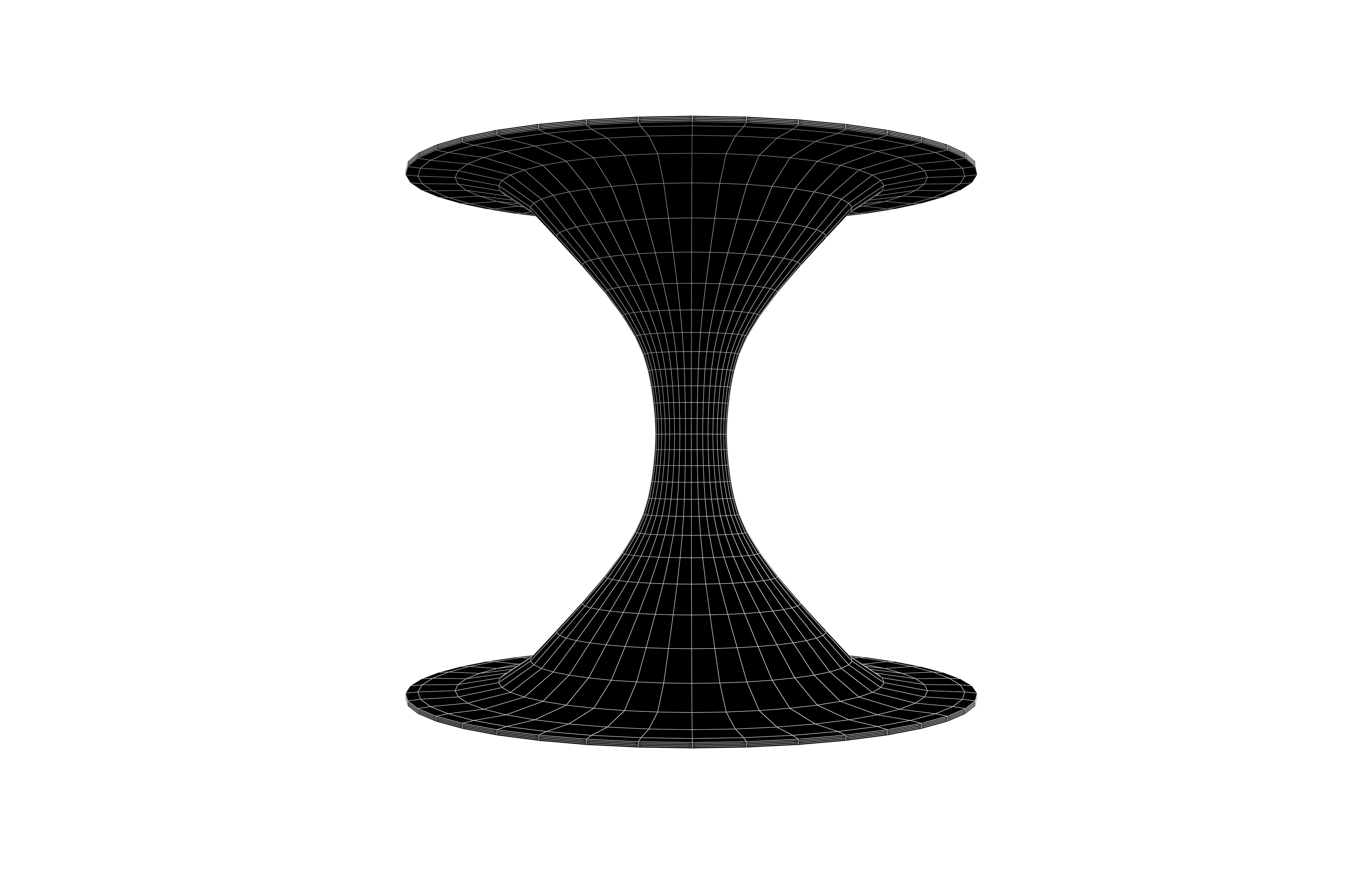 Striped Geometric Wormhole v1 001 Low-poly 3D model_5