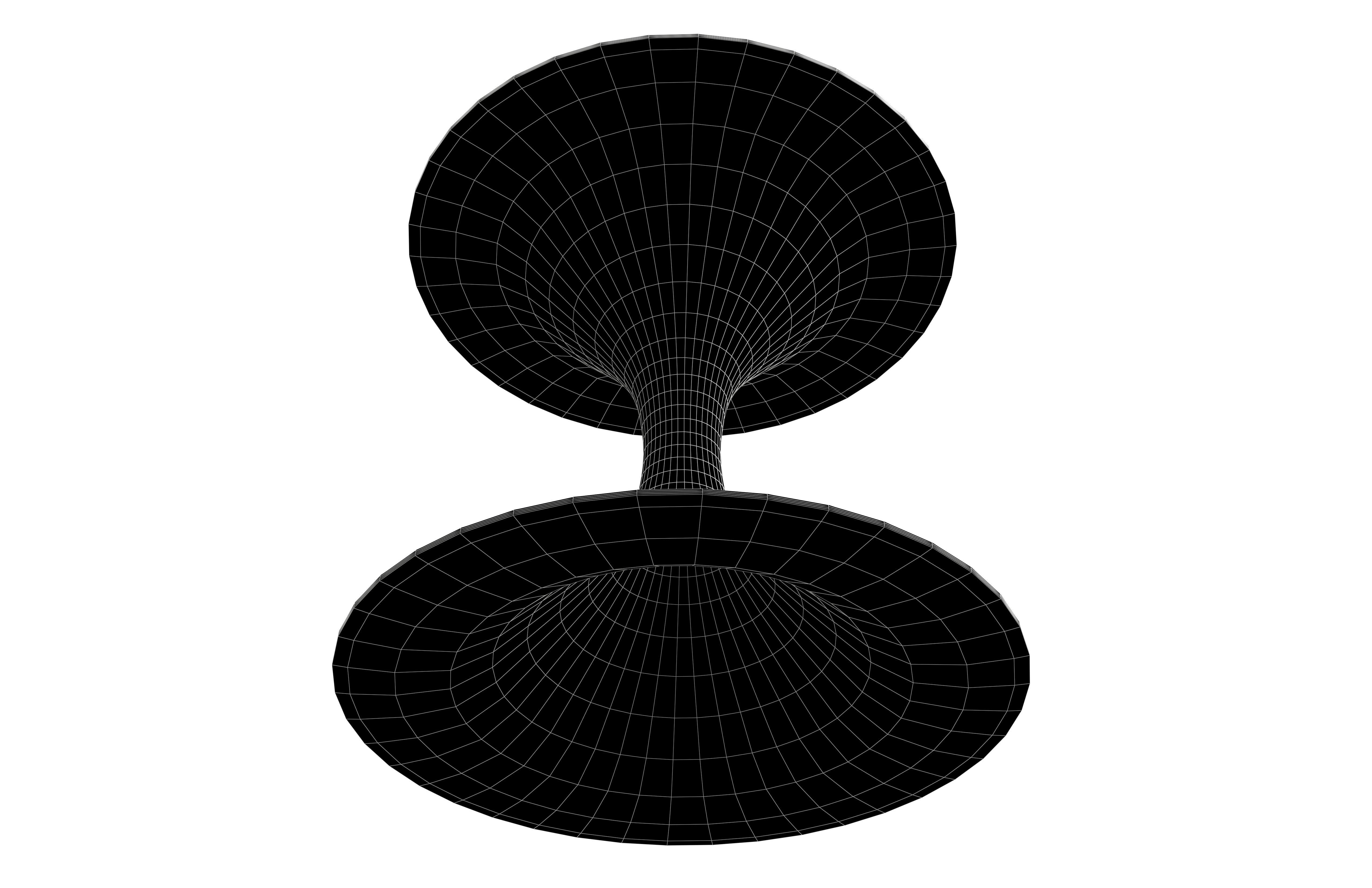 Striped Geometric Wormhole v1 001 Low-poly 3D model_7