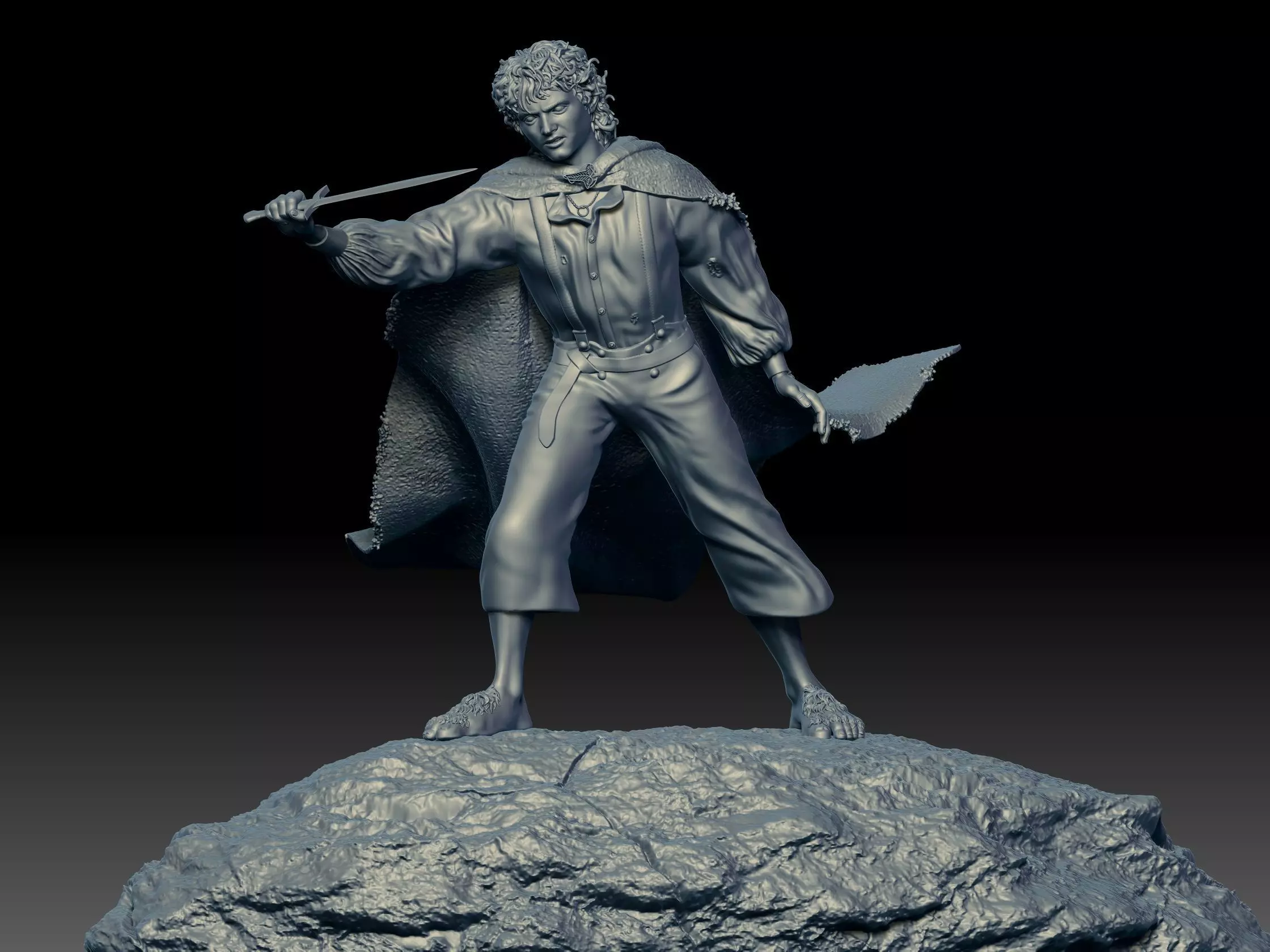 Frodo Baggins-The lord of the rings 3D print model_0