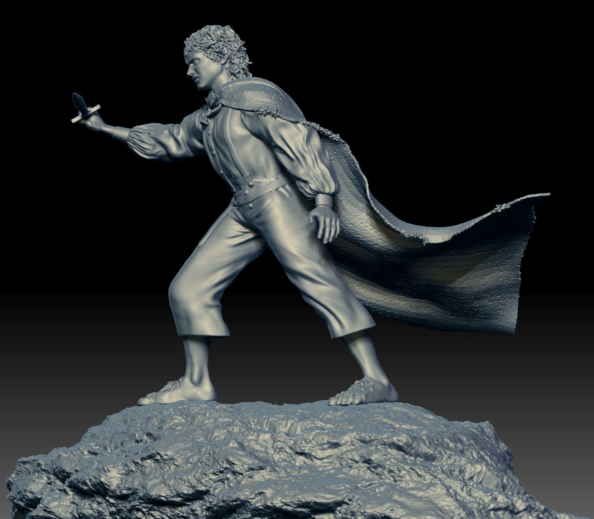 Frodo Baggins-The lord of the rings 3D print model_1