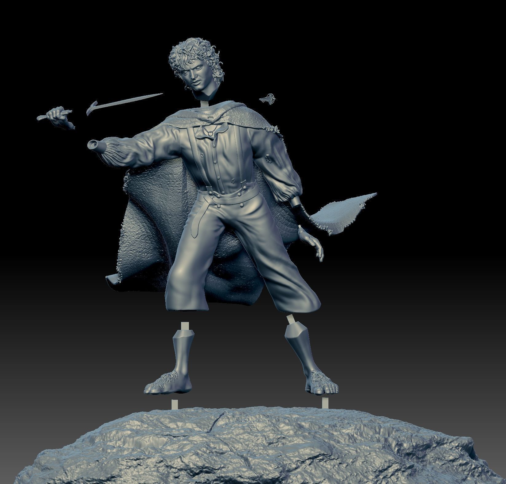 Frodo Baggins-The lord of the rings 3D print model_19