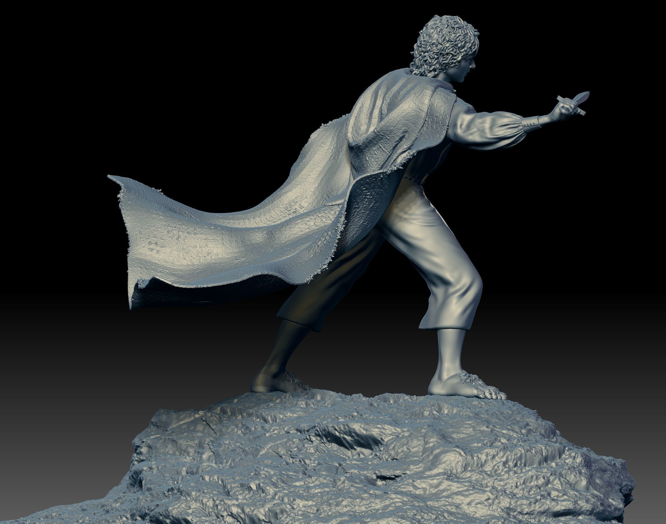 Frodo Baggins-The lord of the rings 3D print model_3