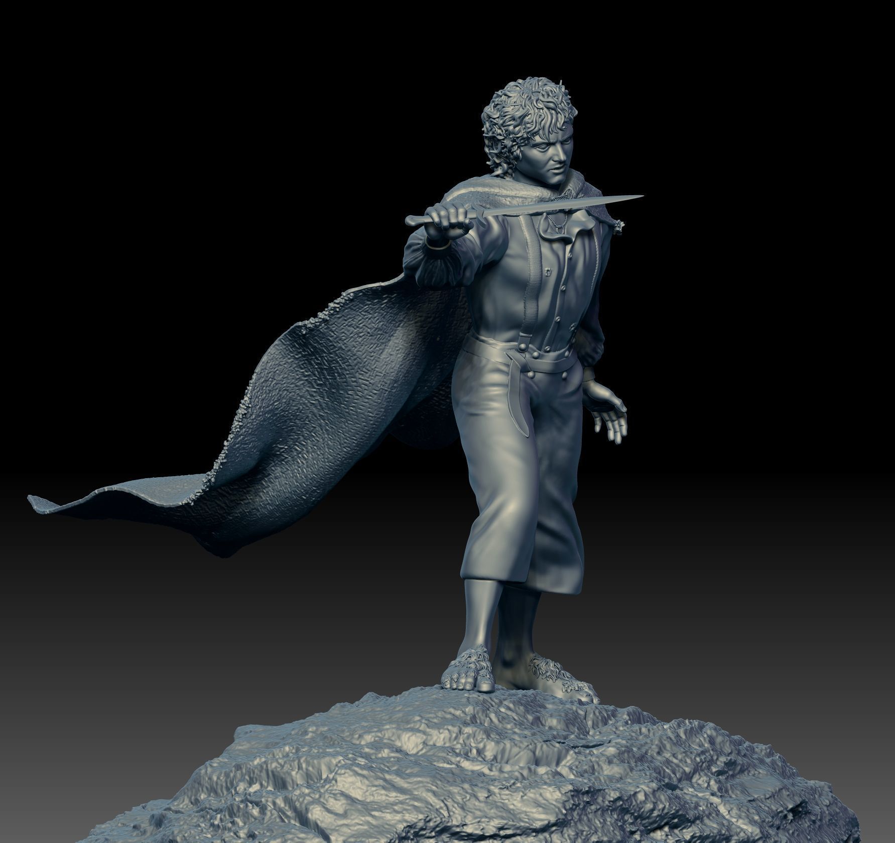 Frodo Baggins-The lord of the rings 3D print model_2