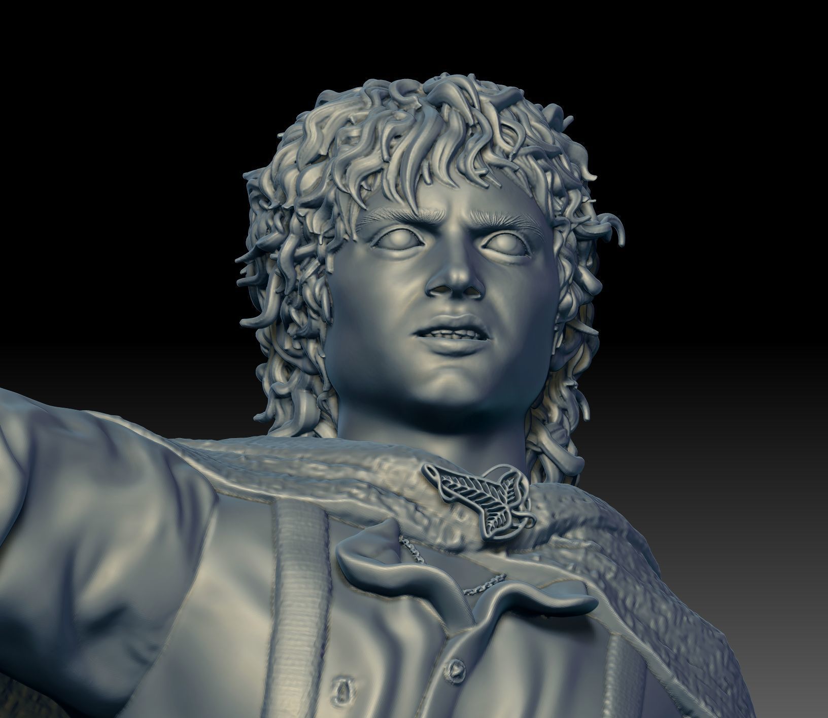 Frodo Baggins-The lord of the rings 3D print model_7
