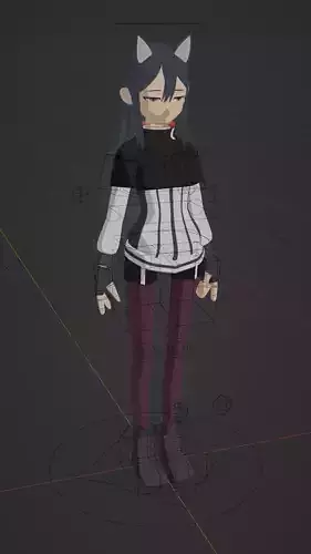 Rigged Texas from Gacha game Arknights Free 3D model