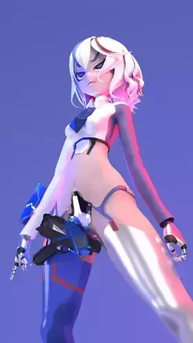 Kamen rider Vulcan Anime Girl version