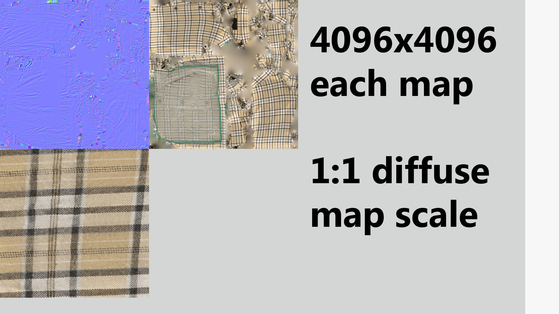 folded checkered shirt Generic casual wardrobe  3D model_5