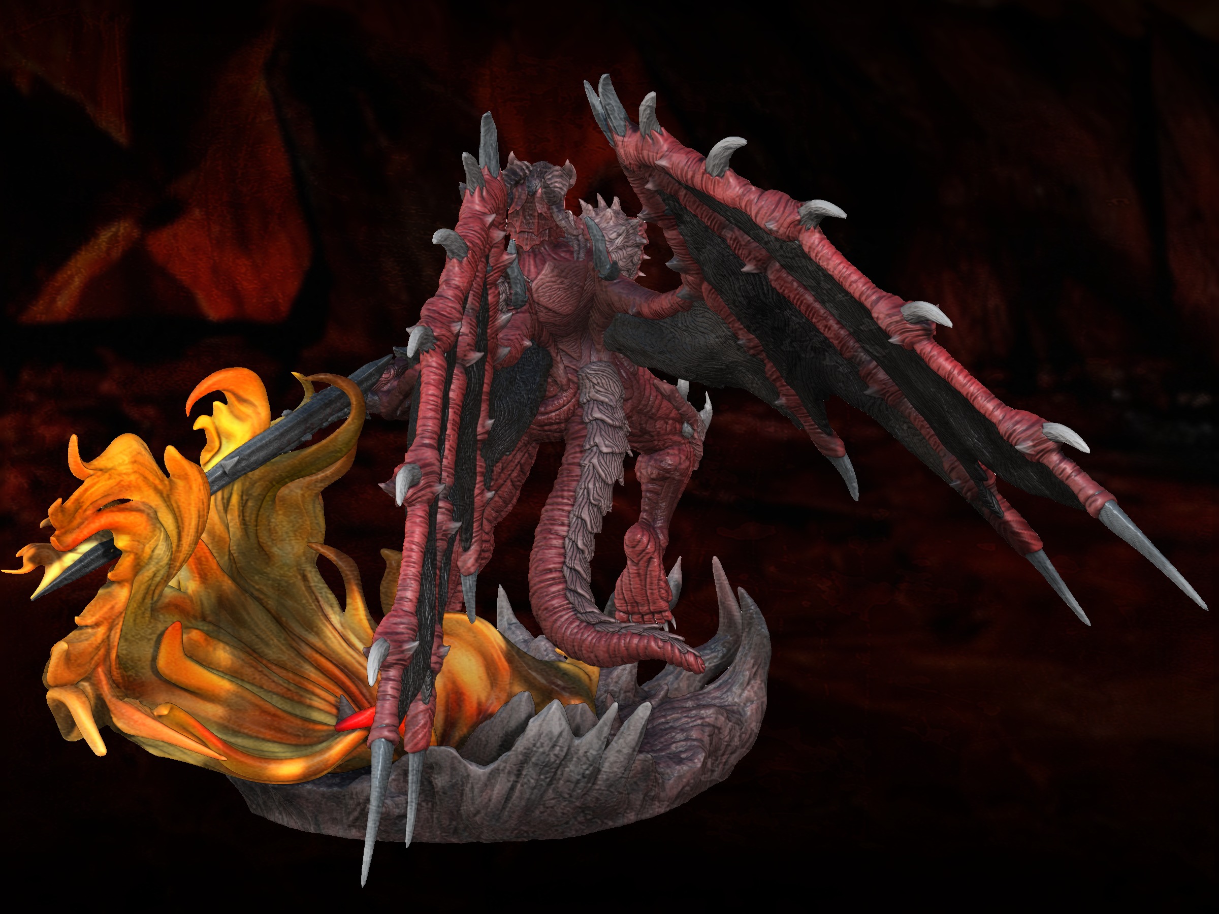 Disciples 2 Duke of the Legion of the Damned 3D print model_3