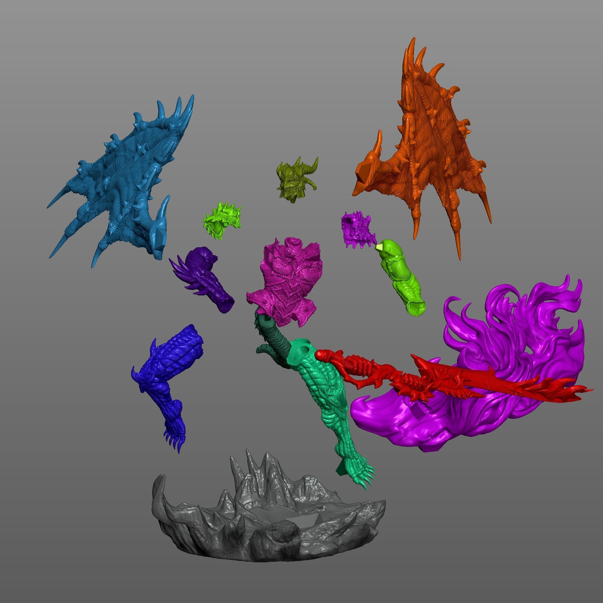 Disciples 2 Duke of the Legion of the Damned 3D print model_4