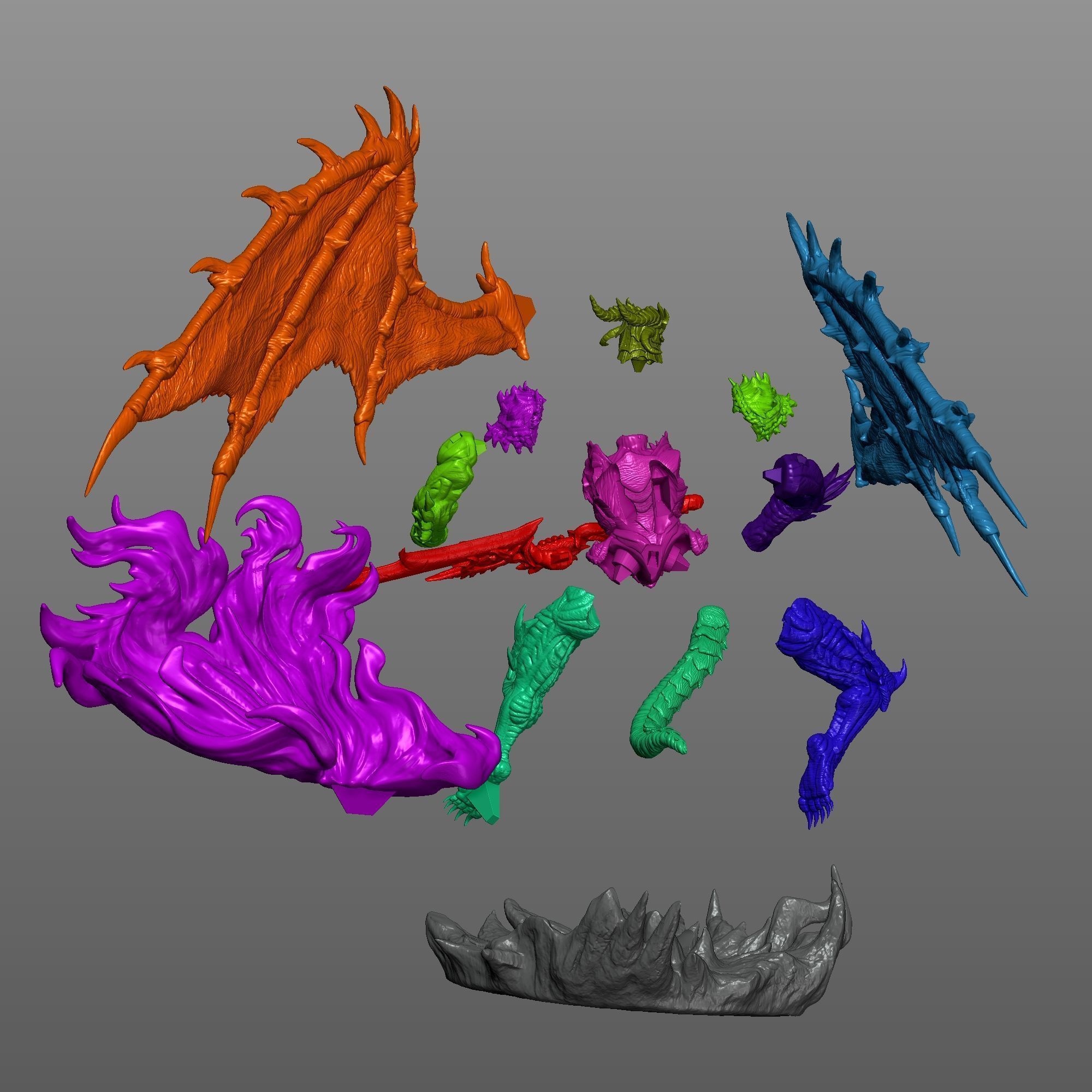 Disciples 2 Duke of the Legion of the Damned 3D print model_5