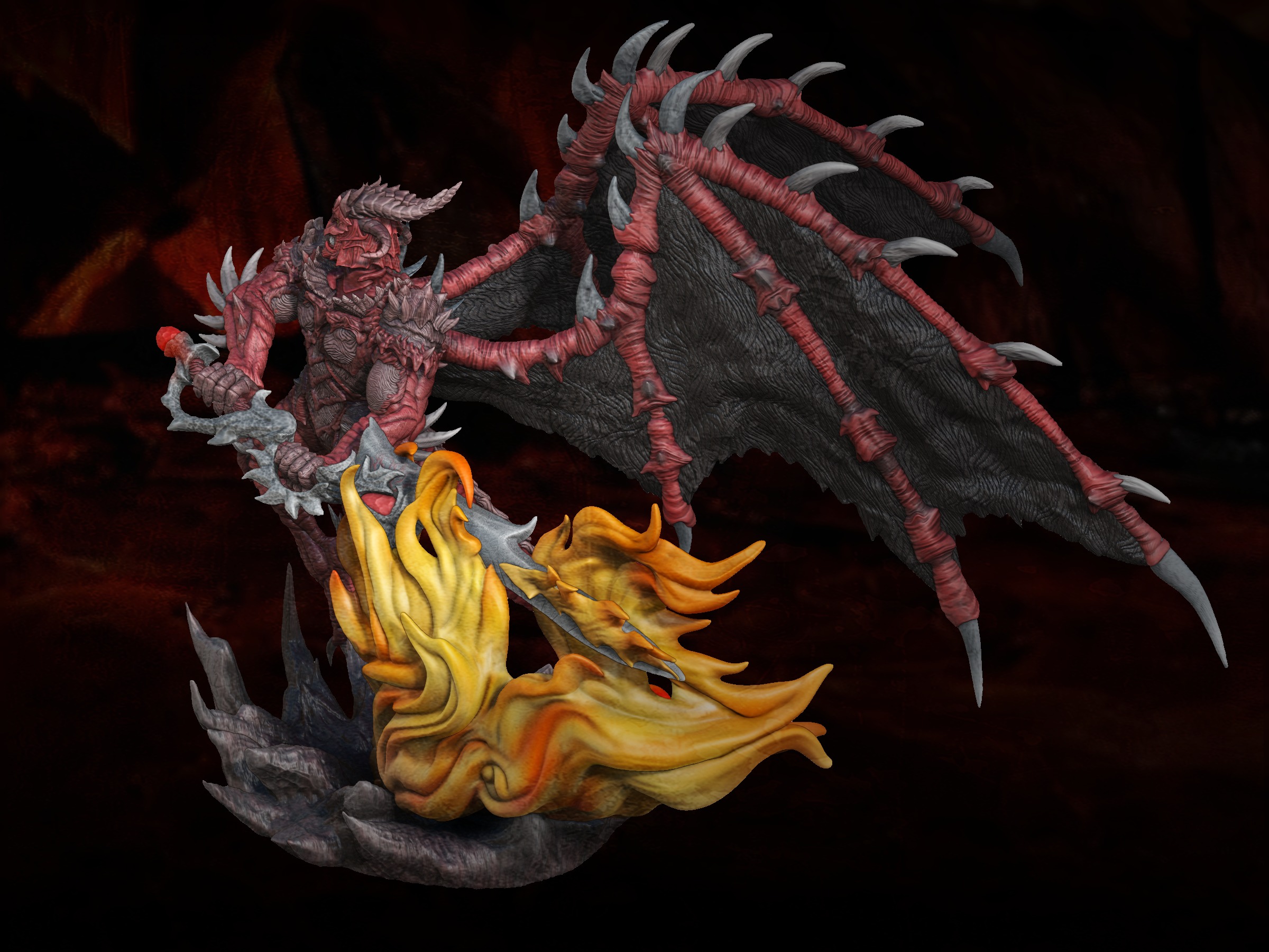 Disciples 2 Duke of the Legion of the Damned 3D print model_2