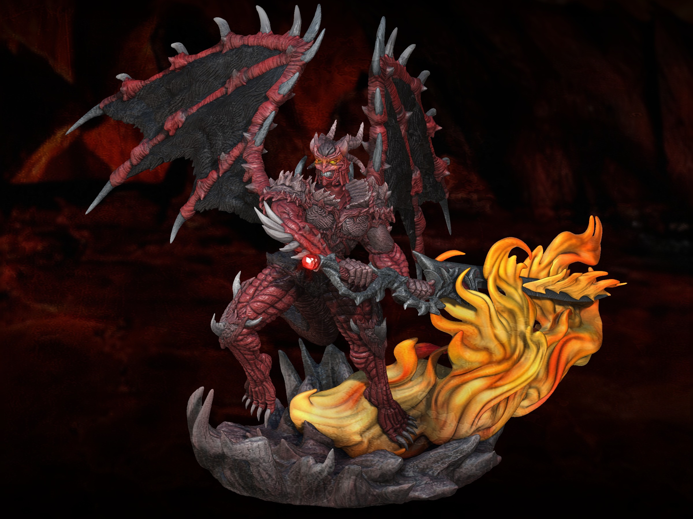 Disciples 2 Duke of the Legion of the Damned 3D print model_1