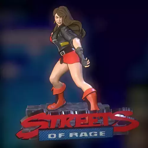 Blaze Fielding Streets of Rage 4 3D print model