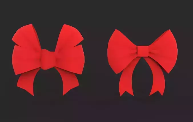 Ribbon 3D model 