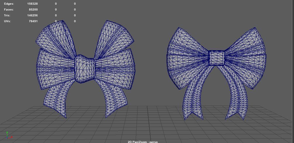 Ribbon 3D model 3D model_11