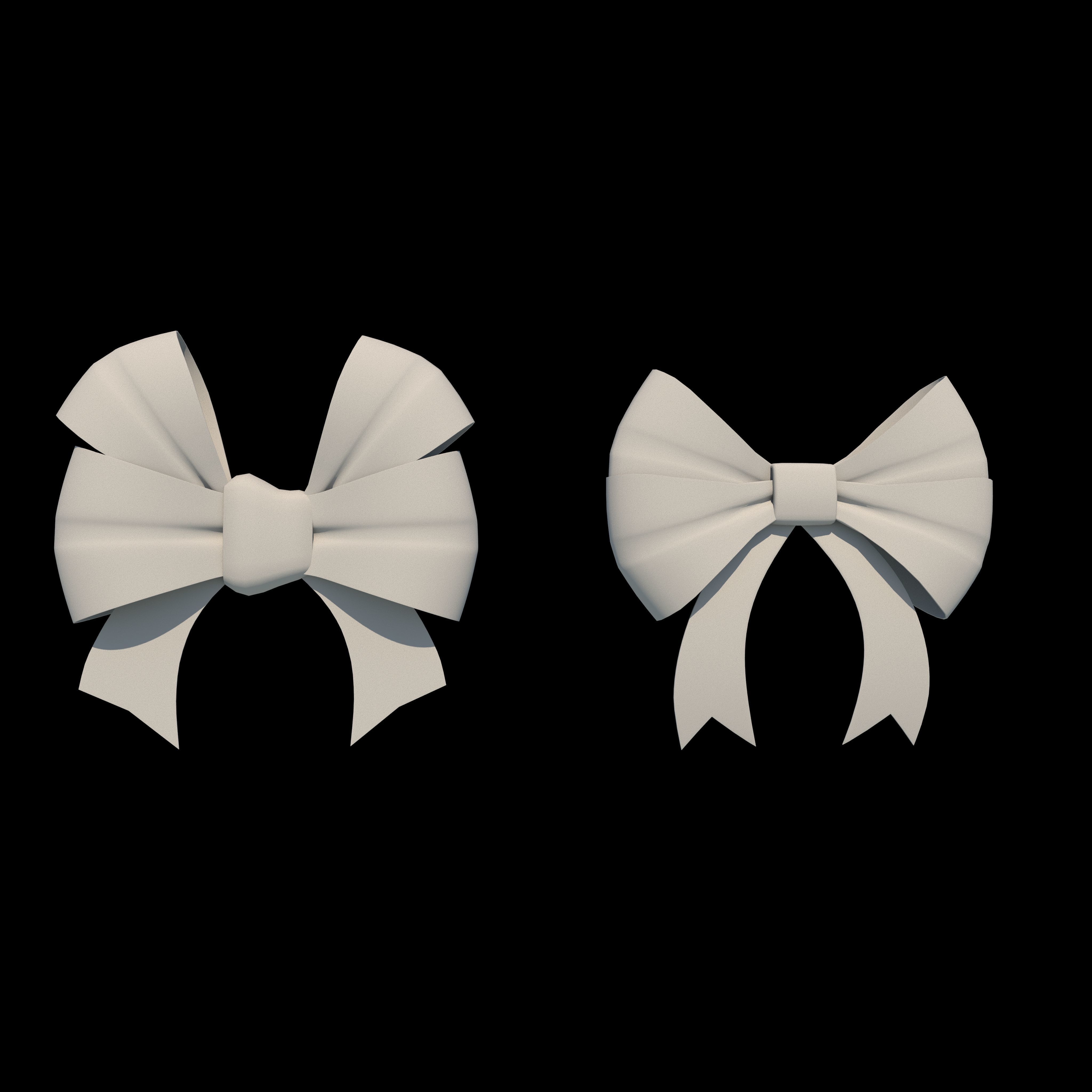 Ribbon 3D model 3D model_8