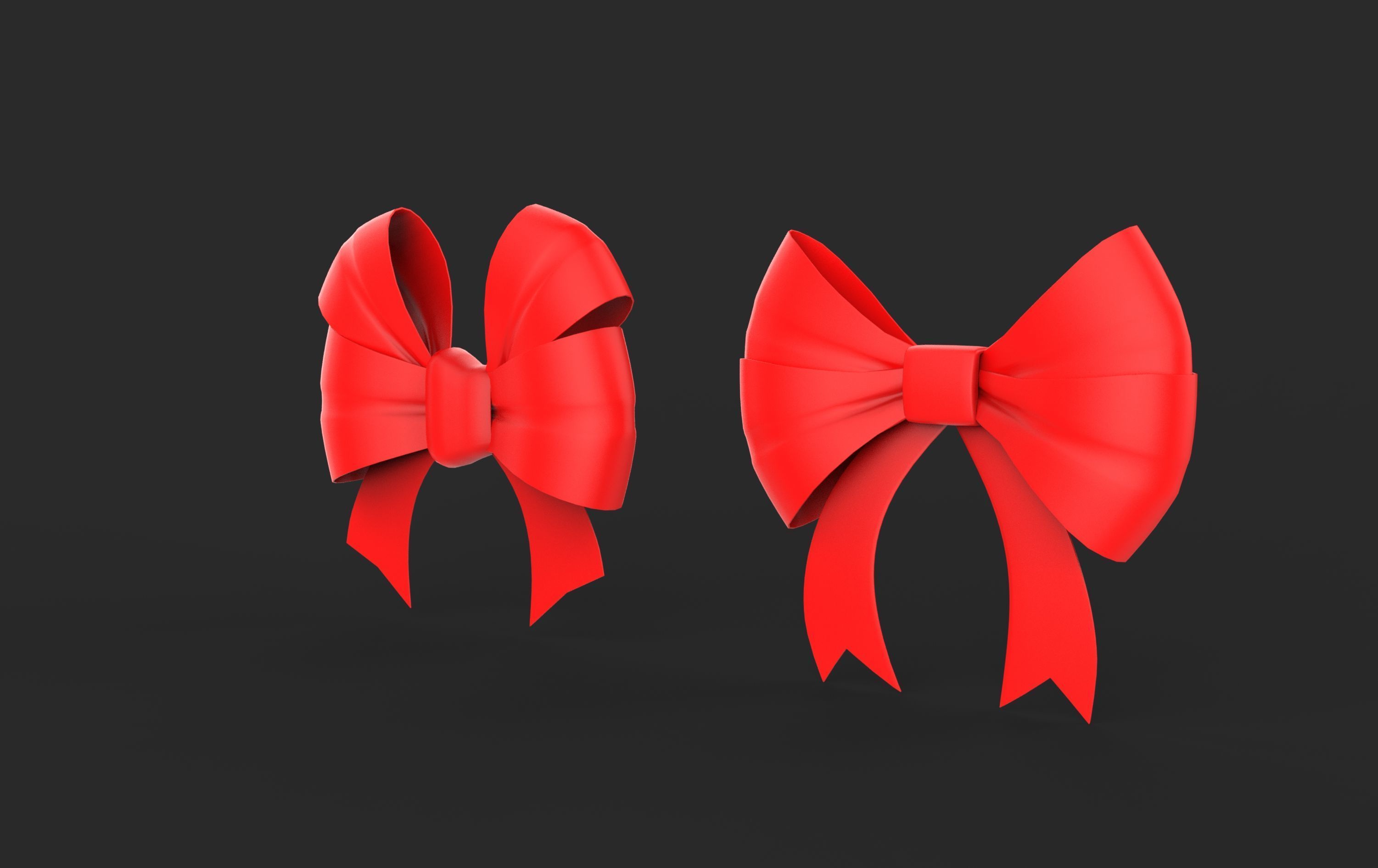 Ribbon 3D model 3D model_3
