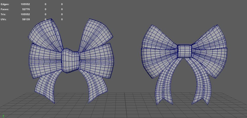 Ribbon 3D model 3D model_10