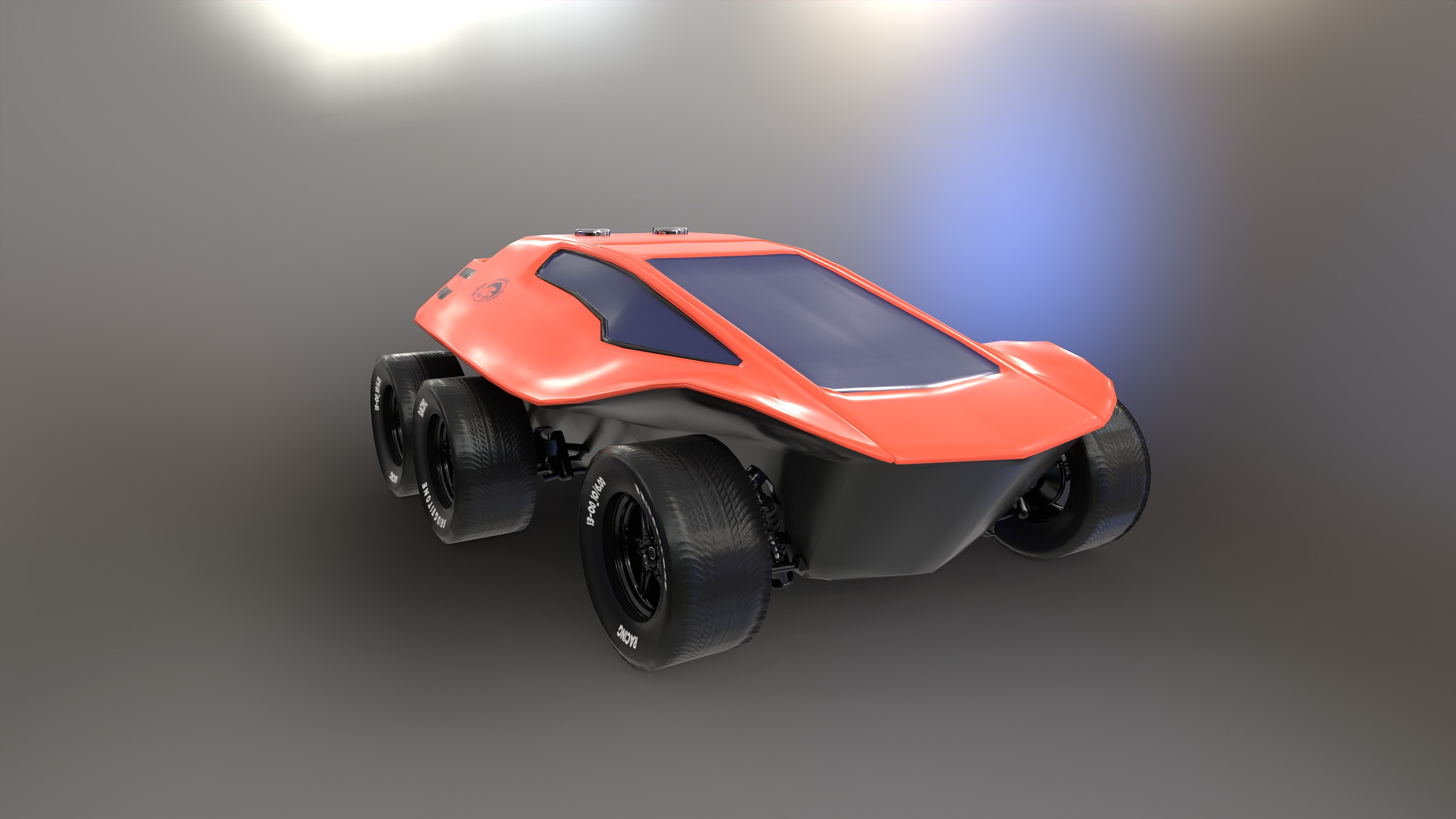 The Skin Dune Buggy Low-poly 3D model_2