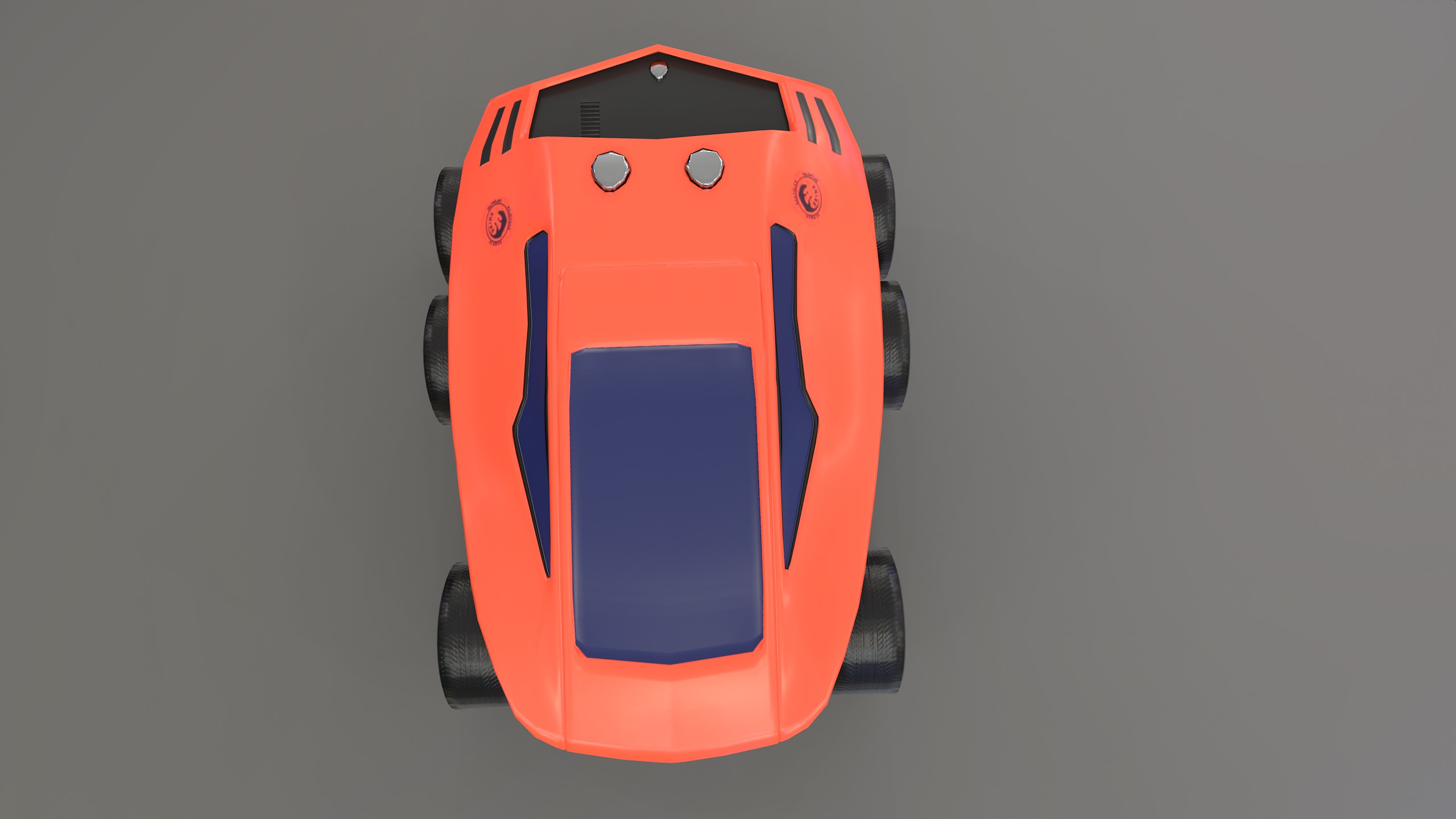 The Skin Dune Buggy Low-poly 3D model_5