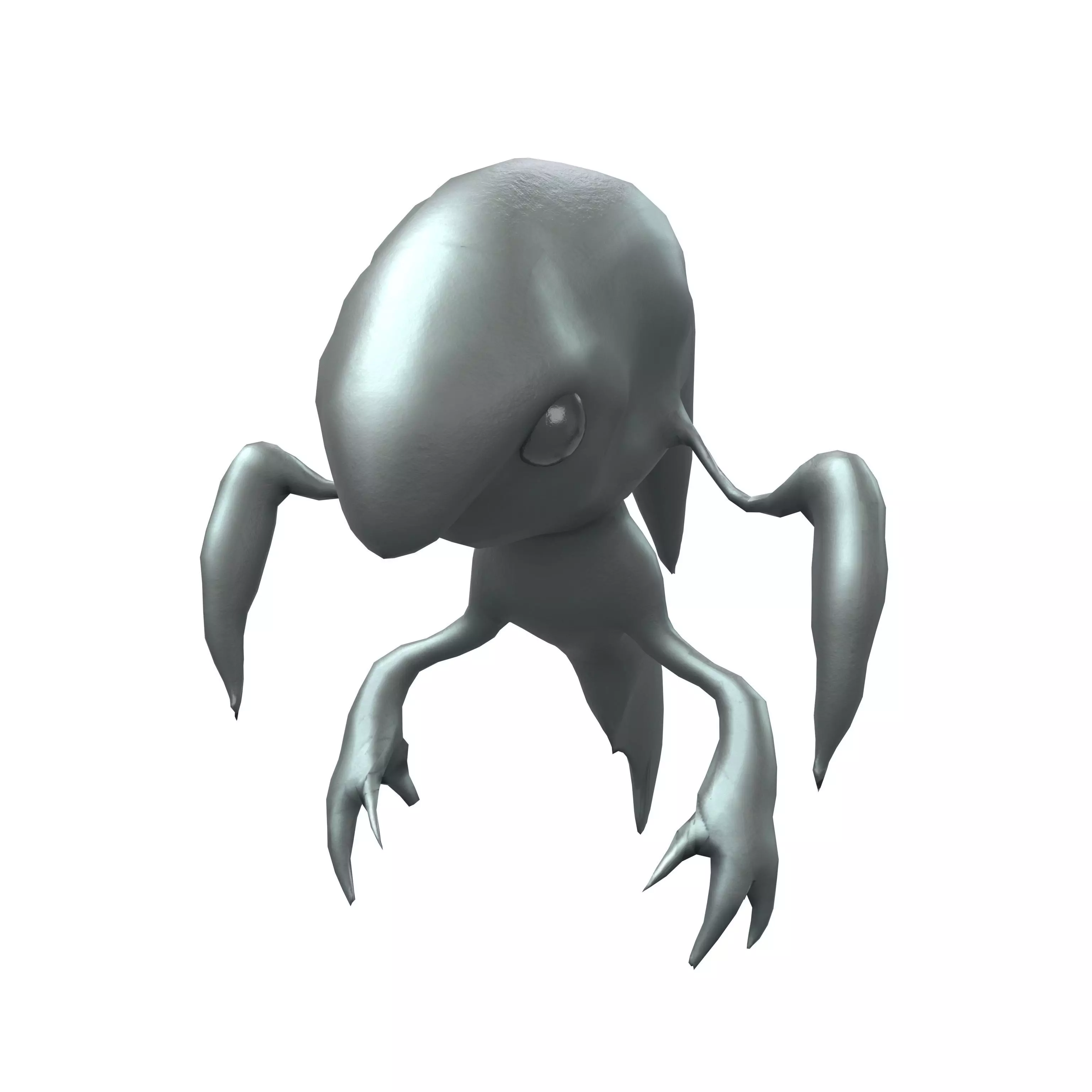Aliens Monster v5 001 Low-poly 3D model_0