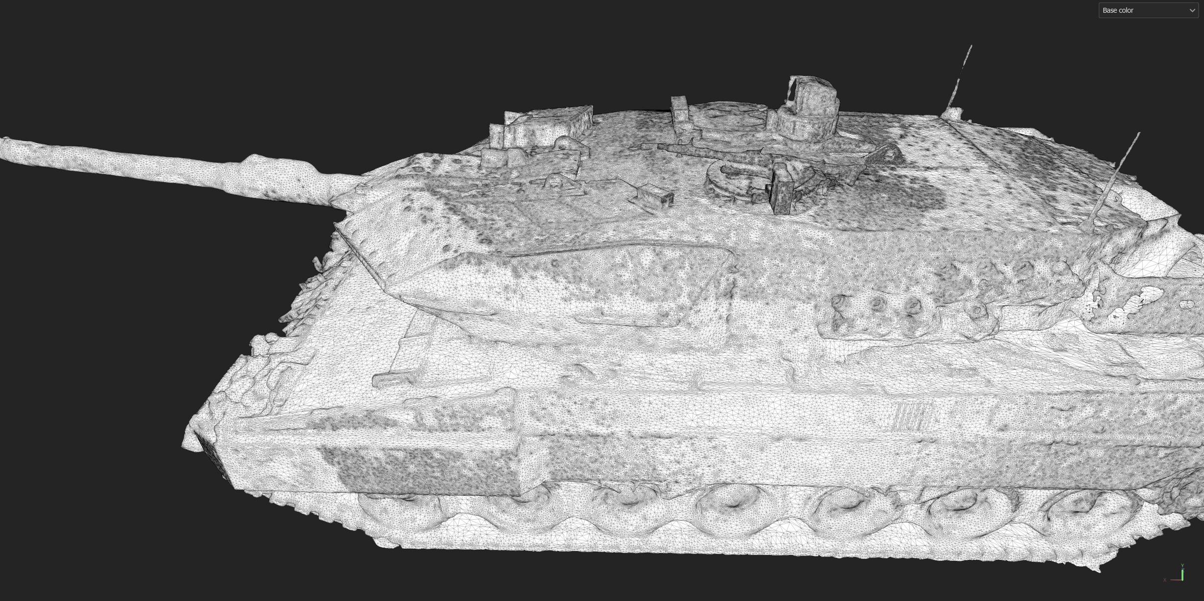 Leopard 2A5 HQ 3D scan 3D model_13