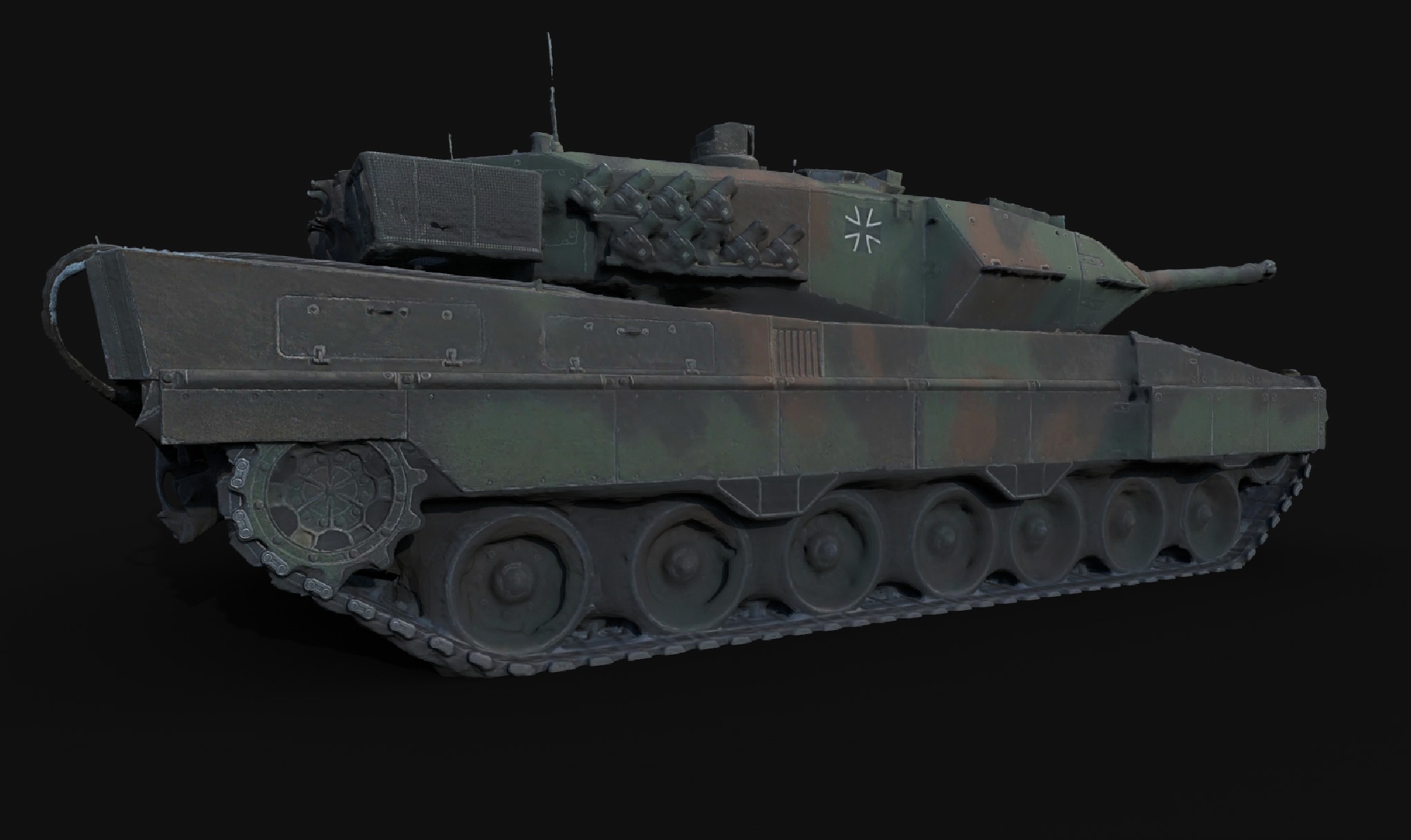 Leopard 2A5 HQ 3D scan 3D model_5