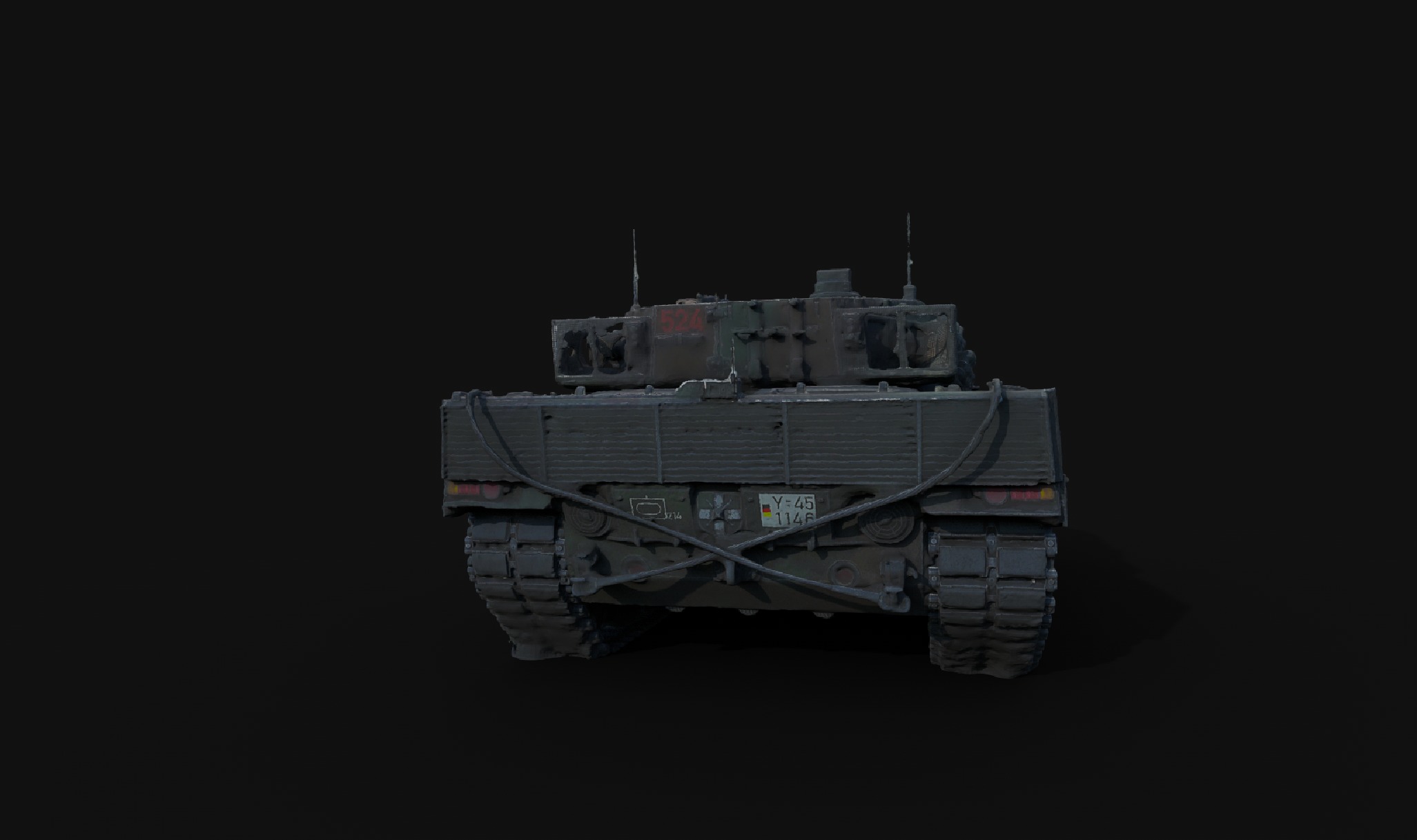 Leopard 2A5 HQ 3D scan 3D model_4