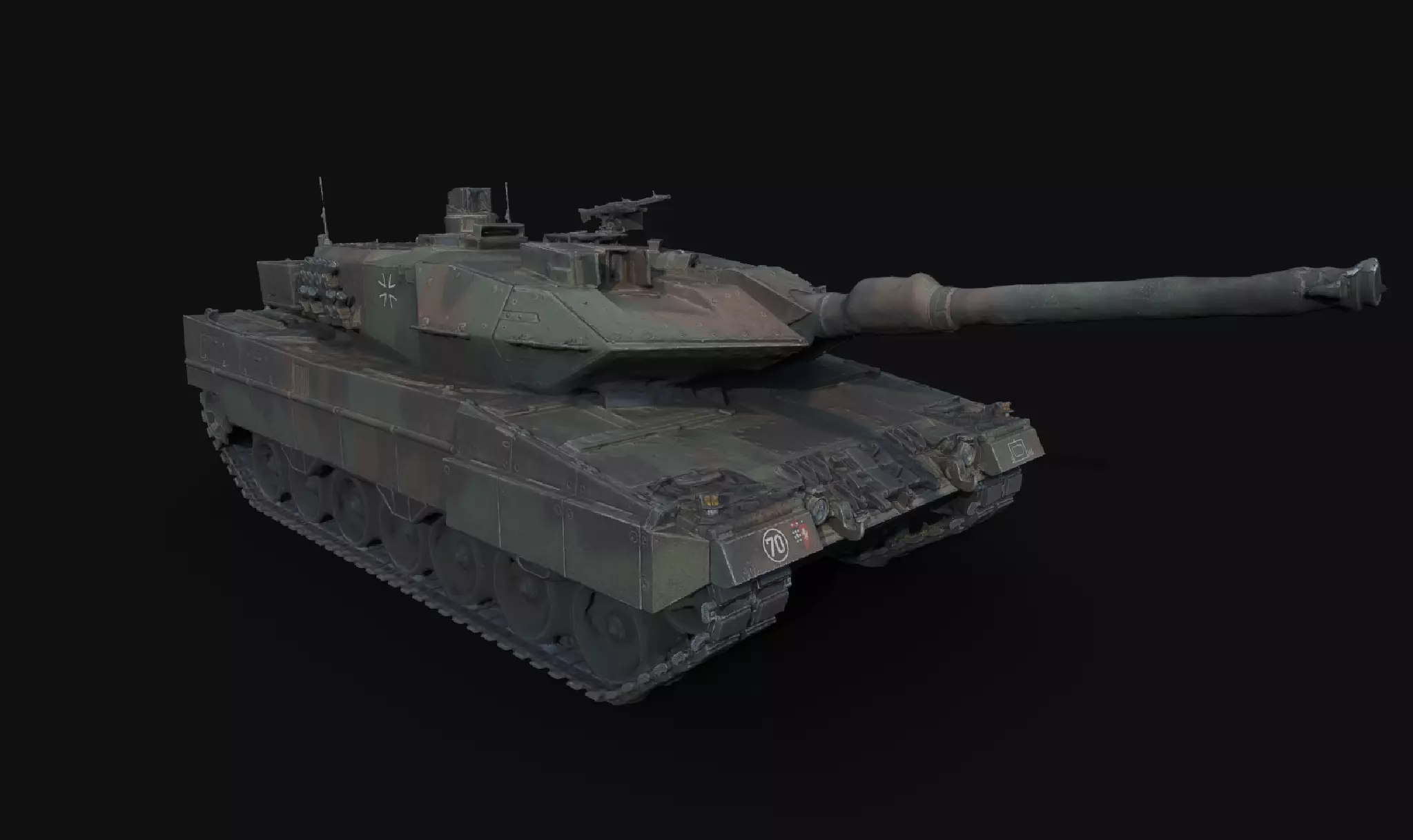 Leopard 2A5 HQ 3D scan 3D model_0