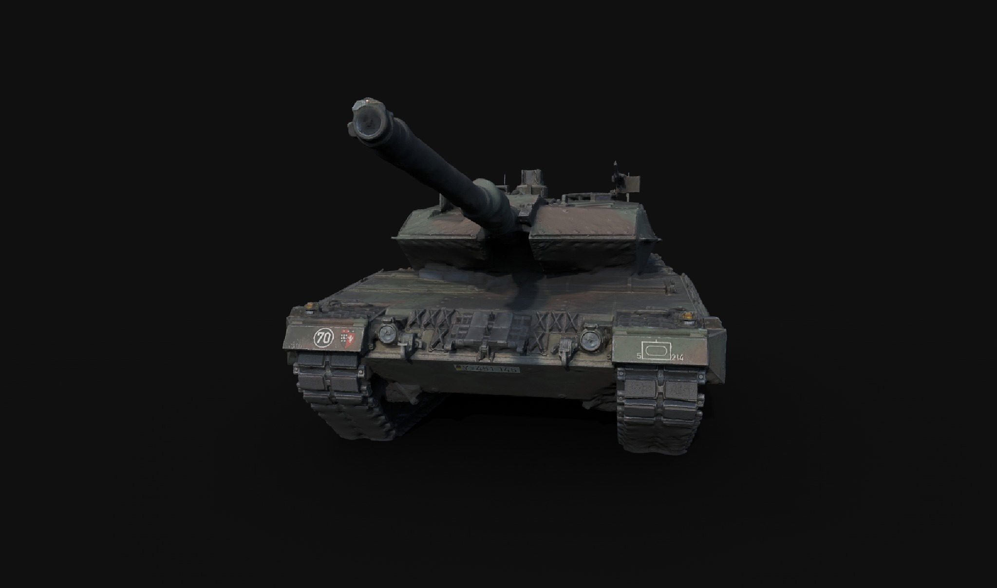 Leopard 2A5 HQ 3D scan 3D model_2