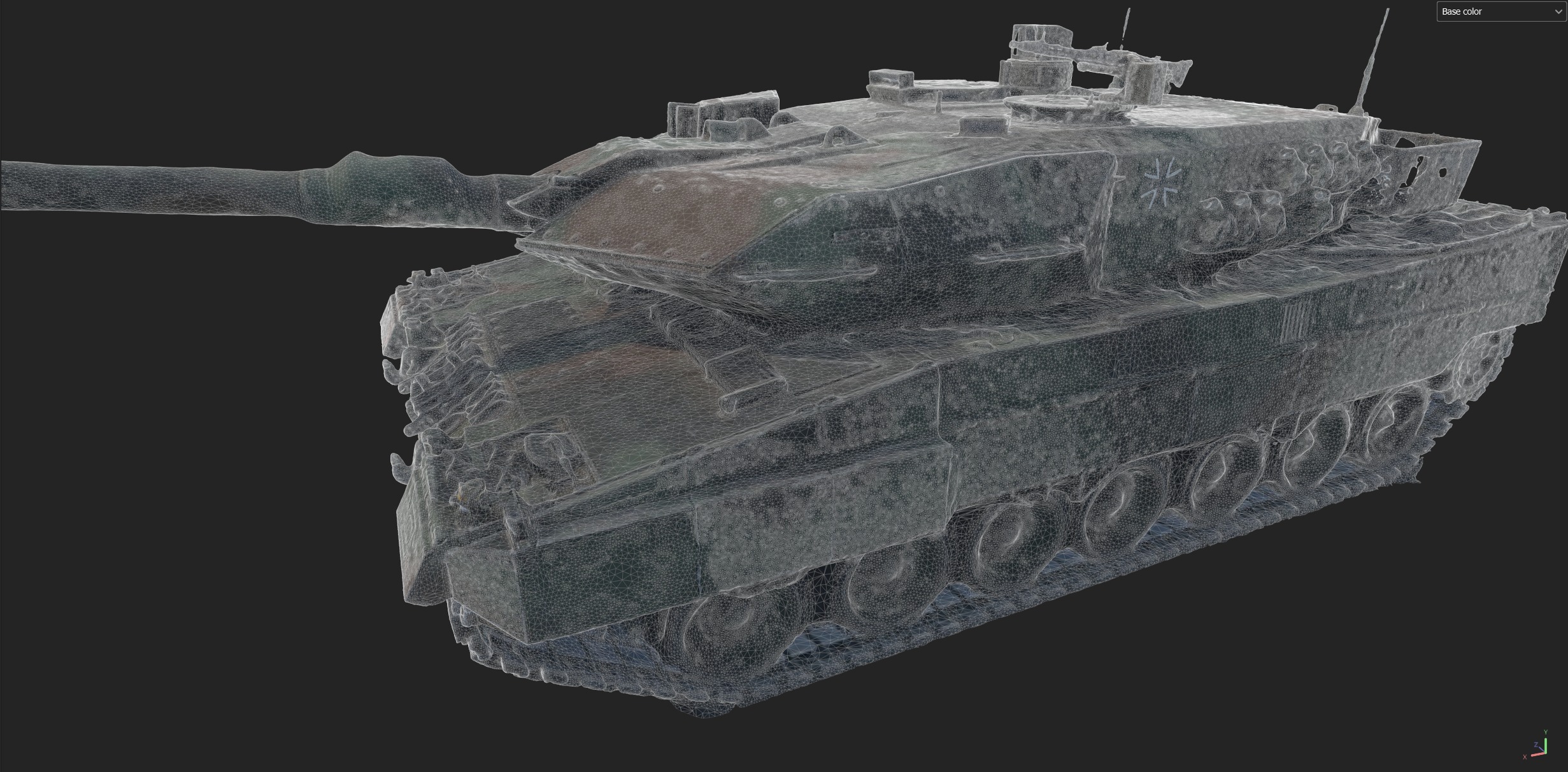 Leopard 2A5 HQ 3D scan 3D model_14
