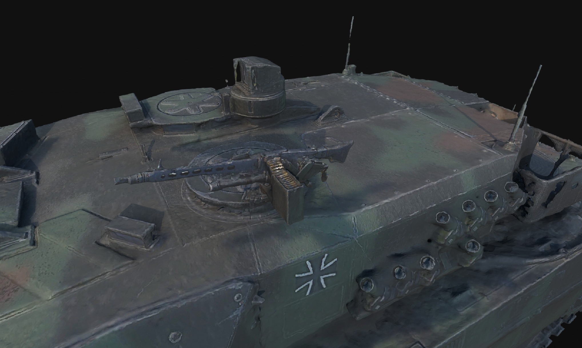 Leopard 2A5 HQ 3D scan 3D model_9