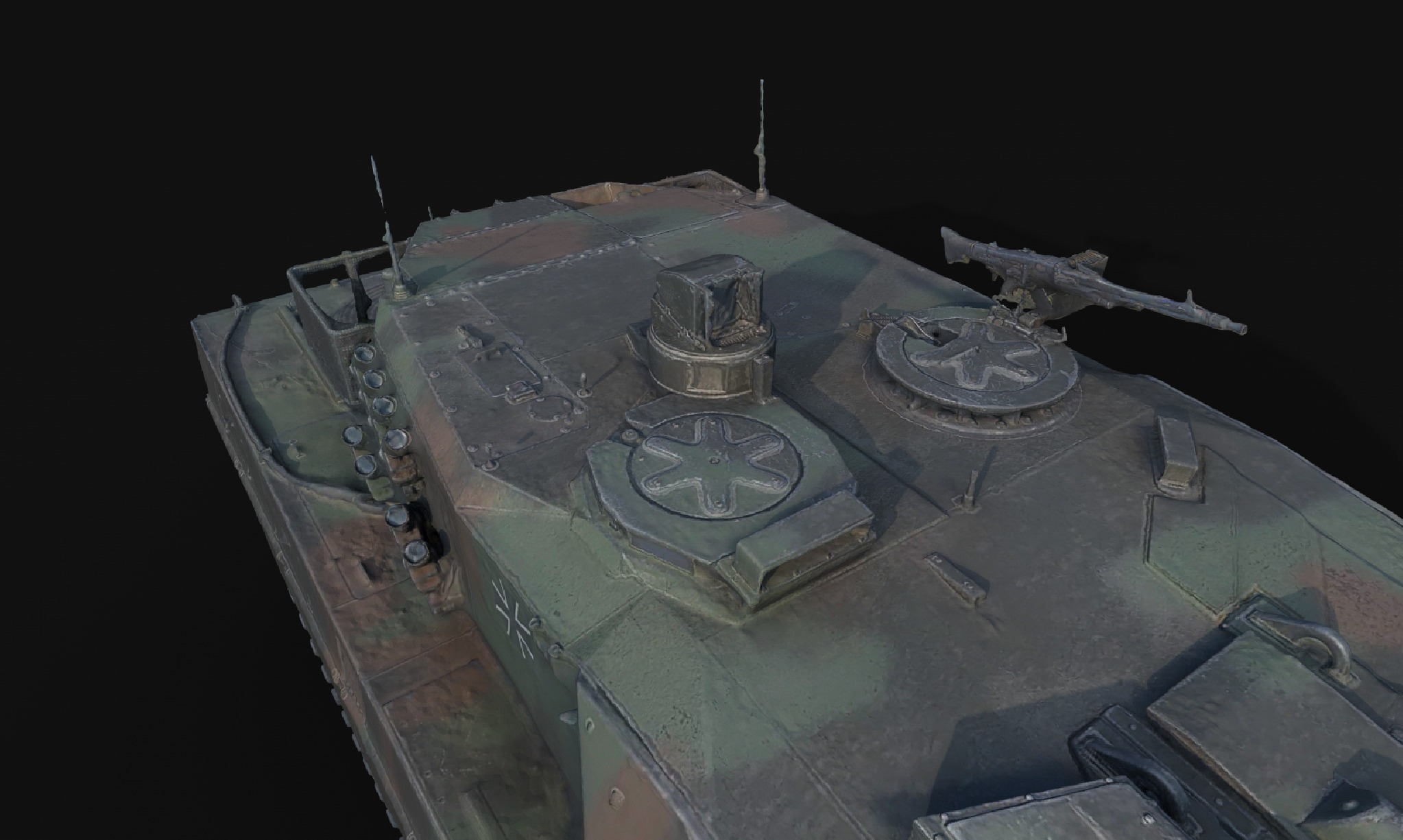 Leopard 2A5 HQ 3D scan 3D model_8