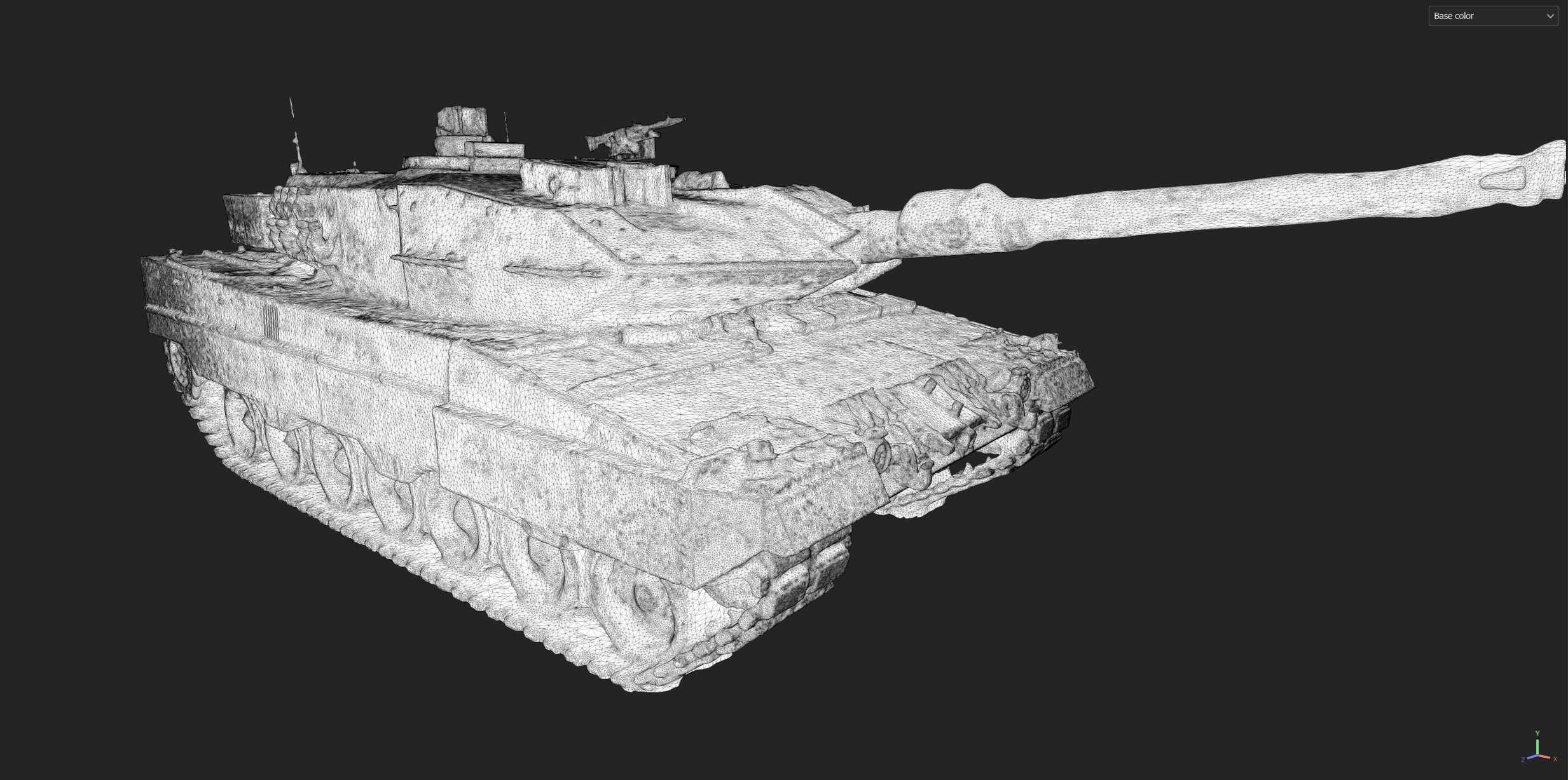 Leopard 2A5 HQ 3D scan 3D model_11