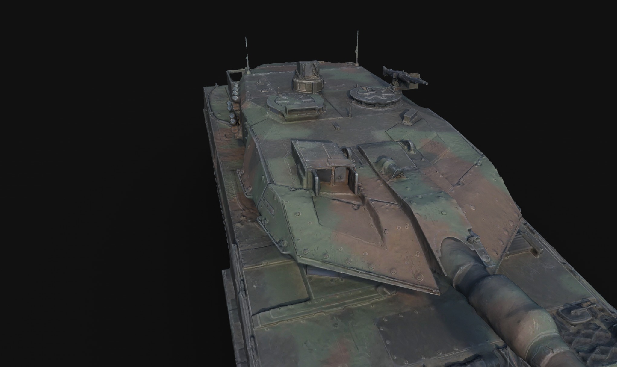 Leopard 2A5 HQ 3D scan 3D model_7