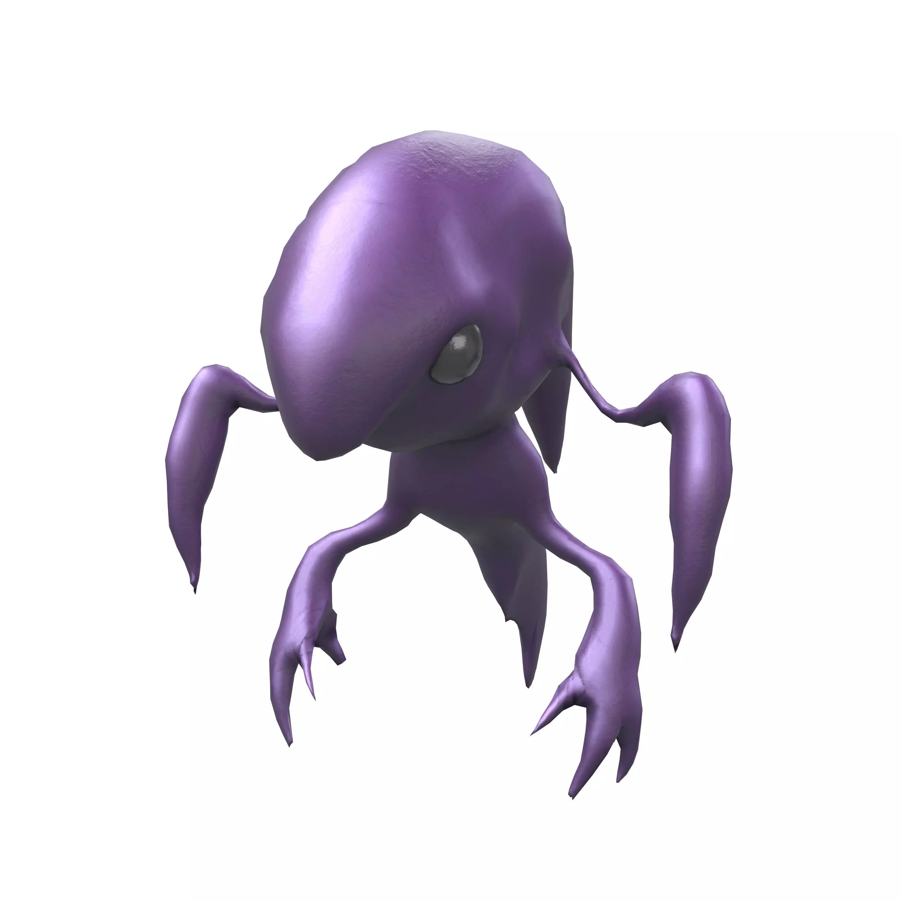 Aliens Monster v5 002 Low-poly 3D model_0