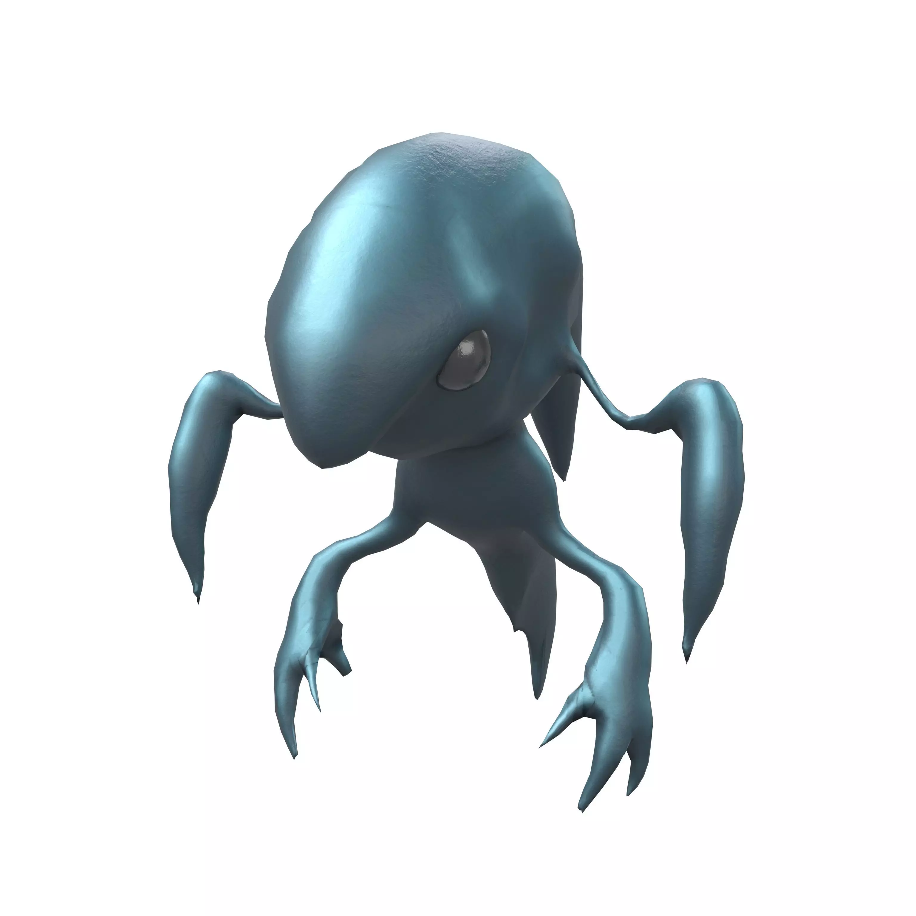 Aliens Monster v5 003 Low-poly 3D model_0