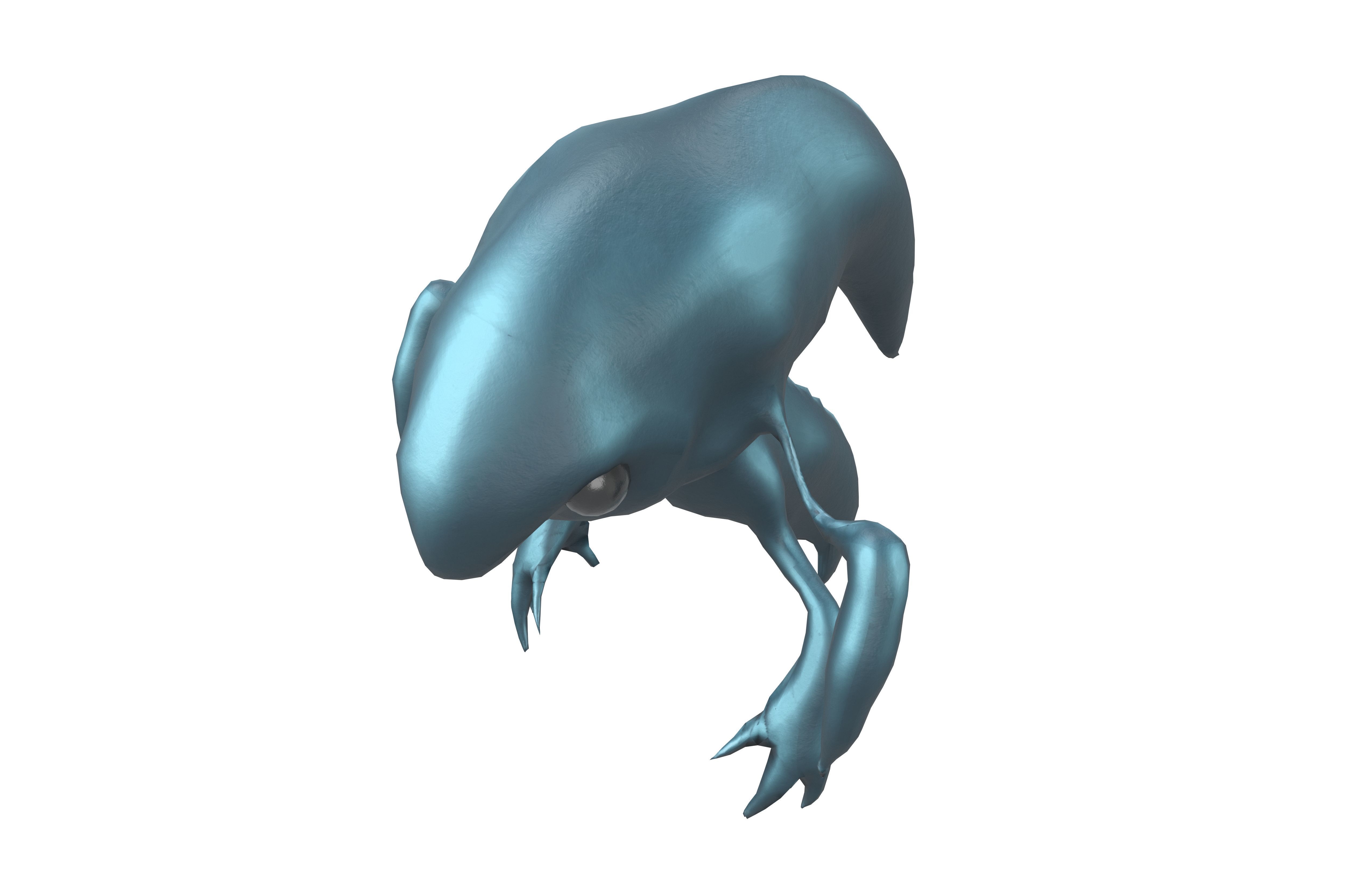 Aliens Monster v5 003 Low-poly 3D model_2