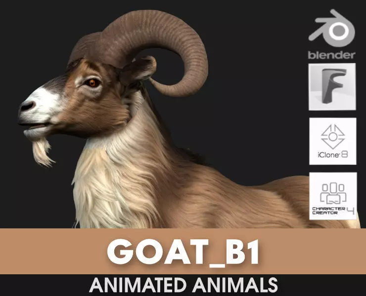 Goat-B1 3D model_0
