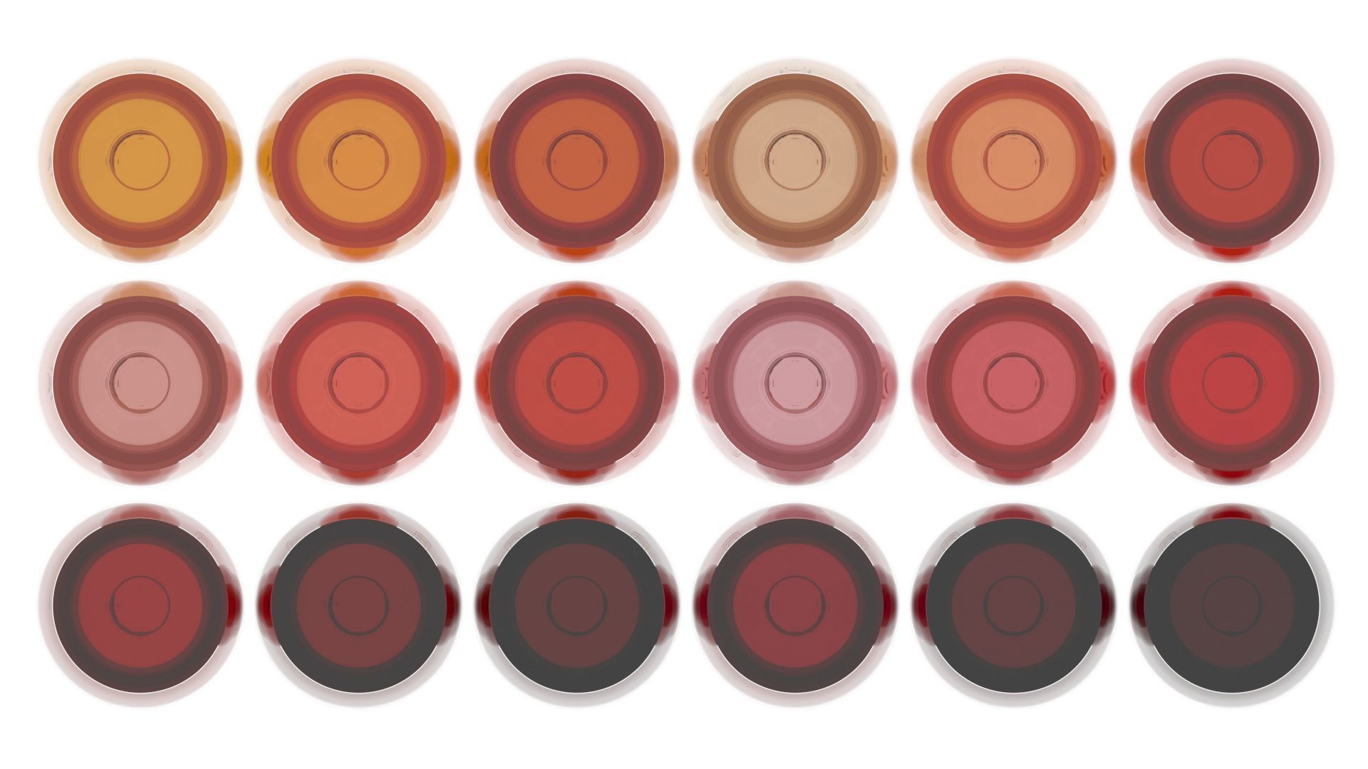 Glass of Wines Set 3D model_23