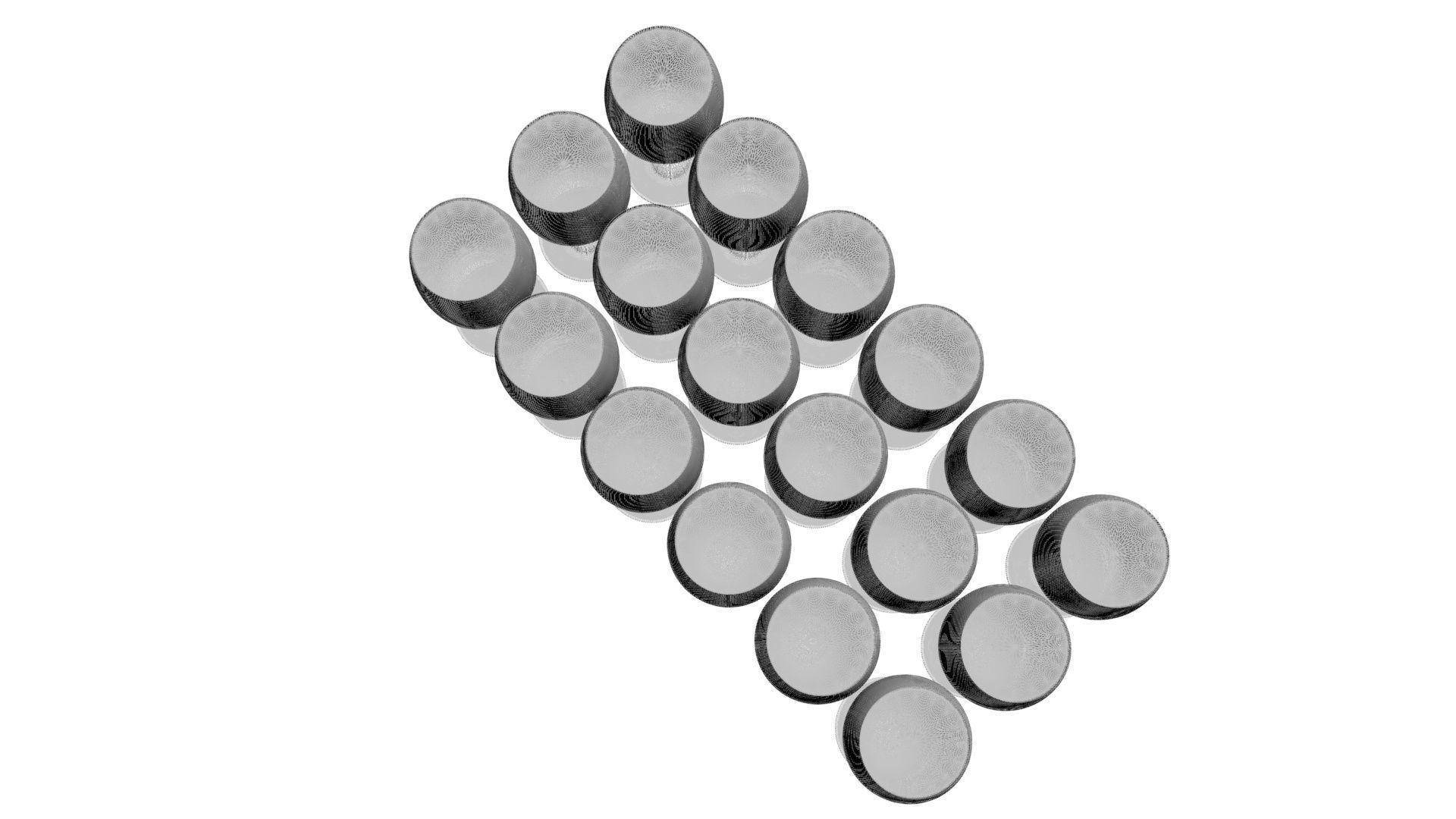 Glass of Wines Set 3D model_27