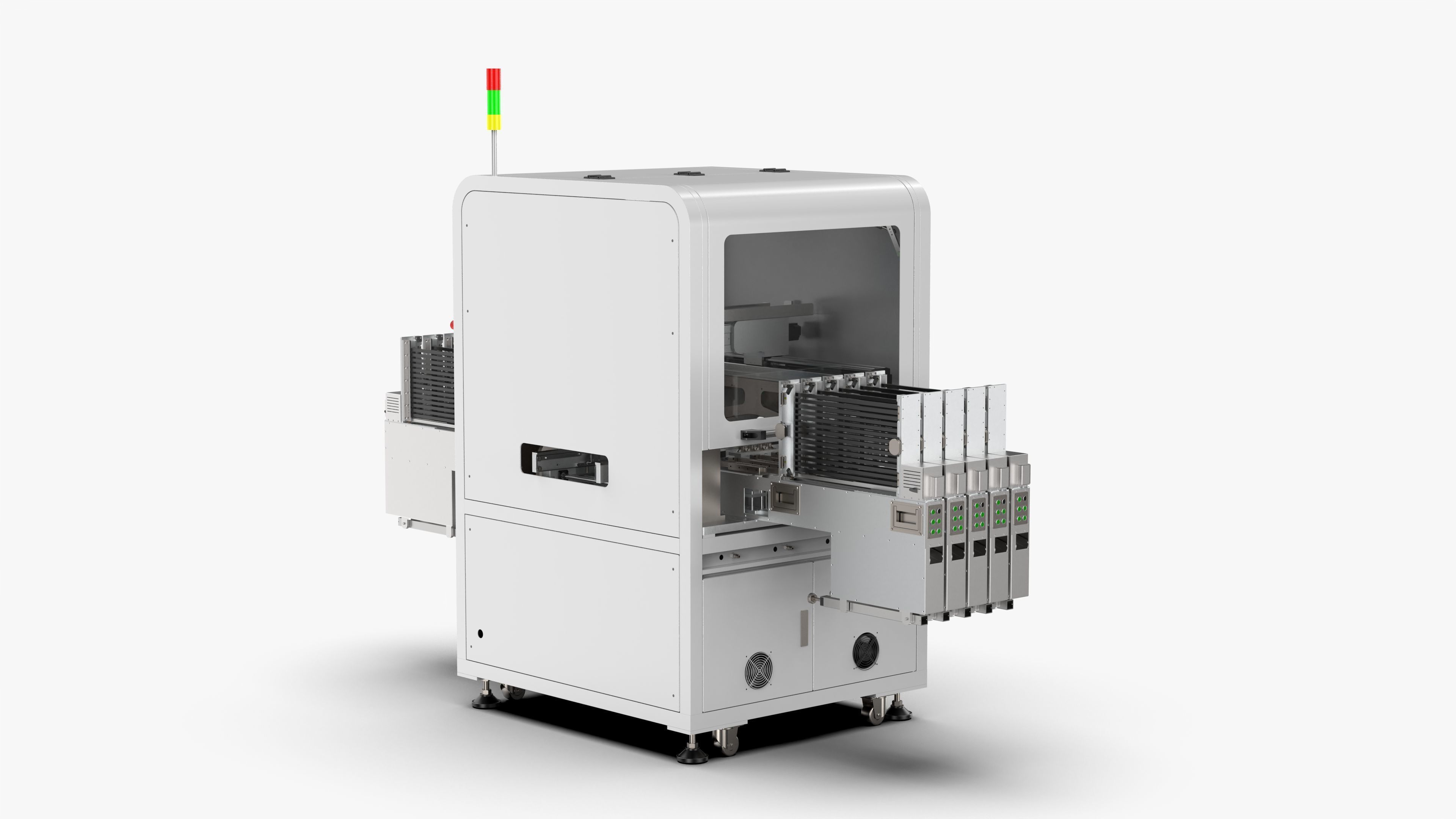 Automatic Special-Shaped Inserting PCB Board Machine 3D model_8