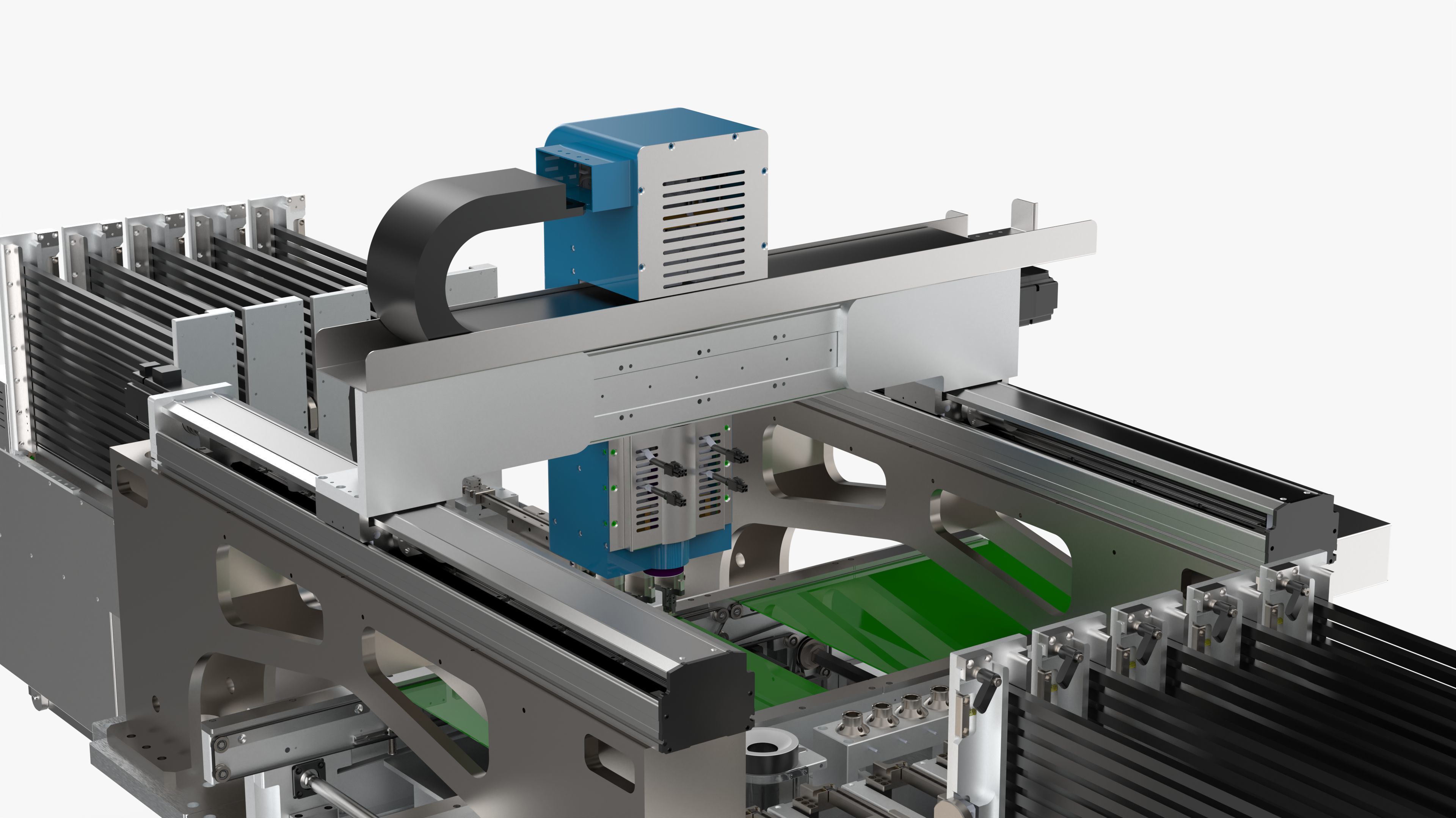 Automatic Special-Shaped Inserting PCB Board Machine 3D model_20