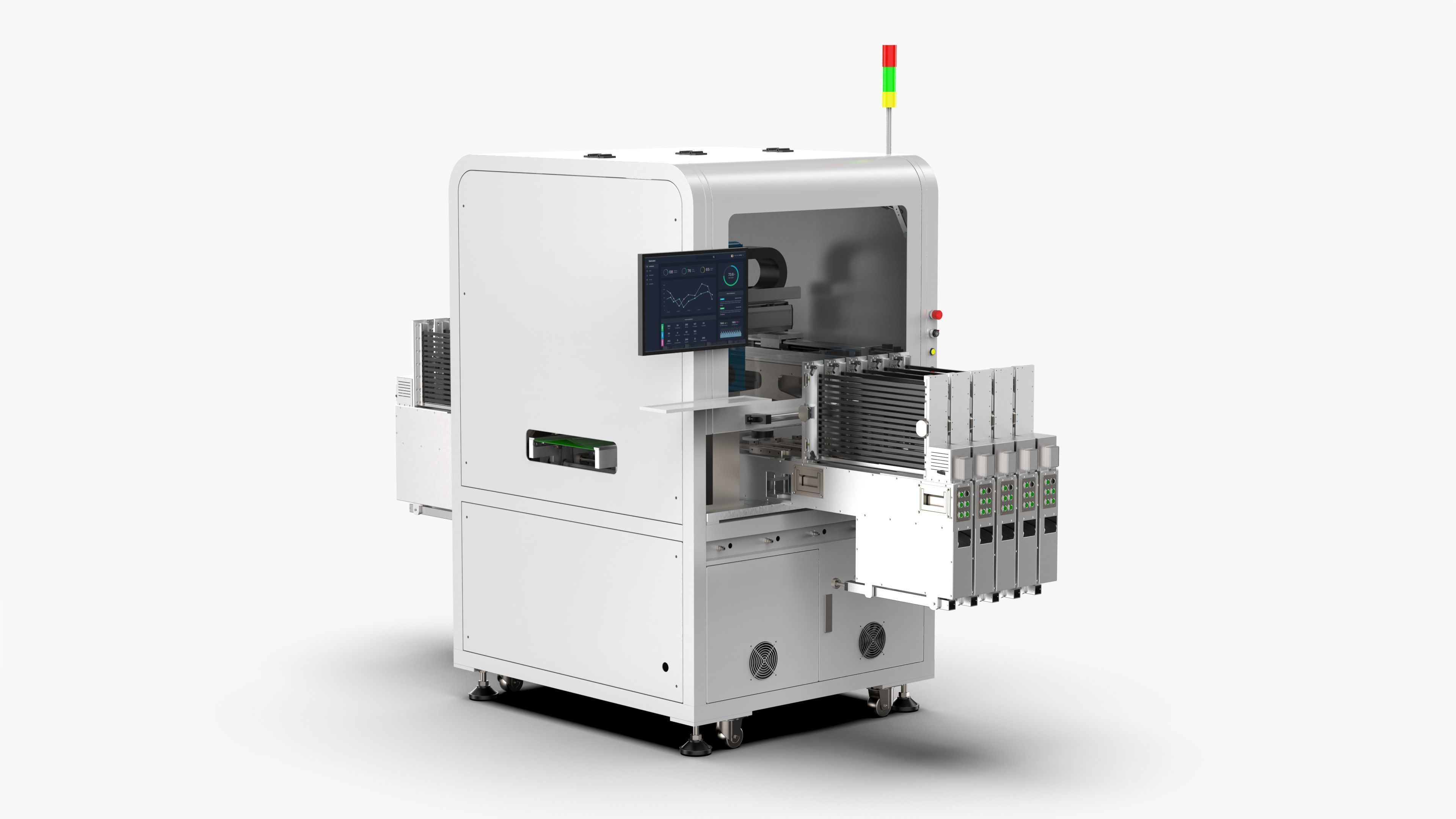 Automatic Special-Shaped Inserting PCB Board Machine 3D model_5