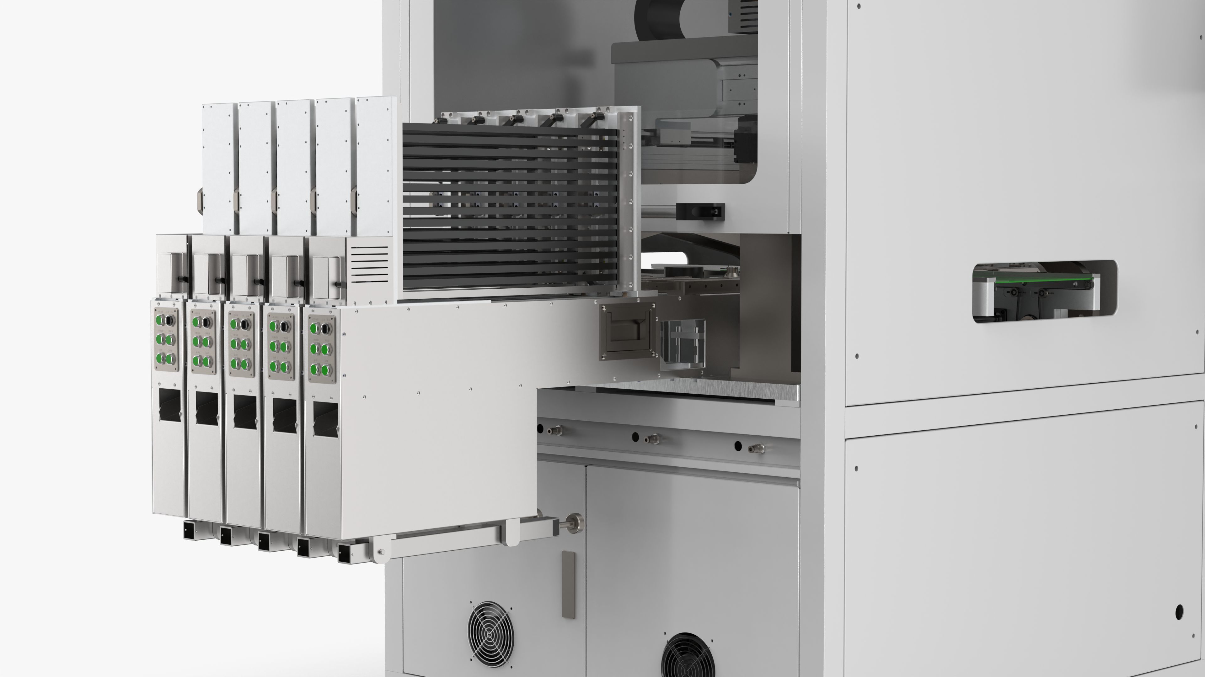 Automatic Special-Shaped Inserting PCB Board Machine 3D model_14