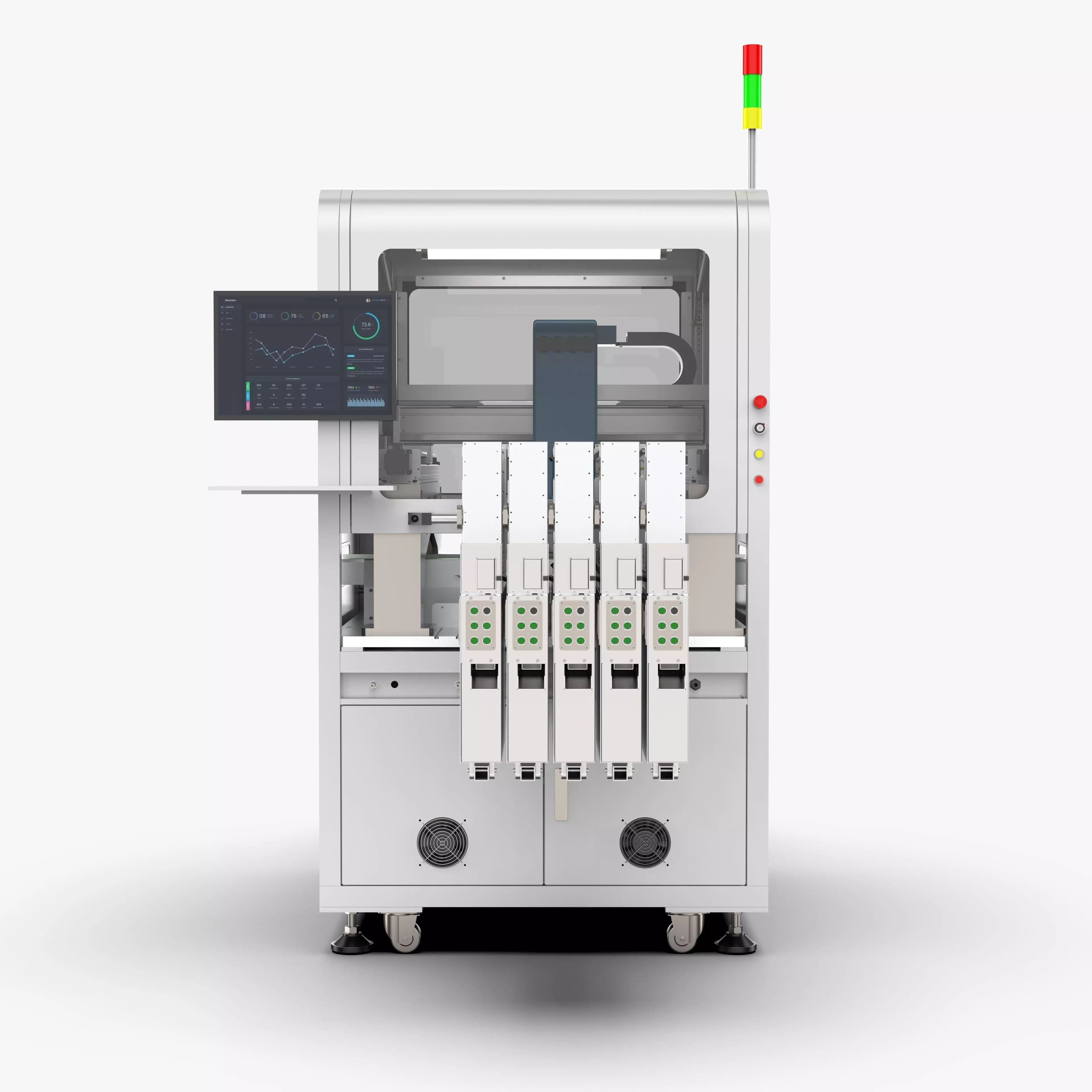 Automatic Special-Shaped Inserting PCB Board Machine 3D model_0