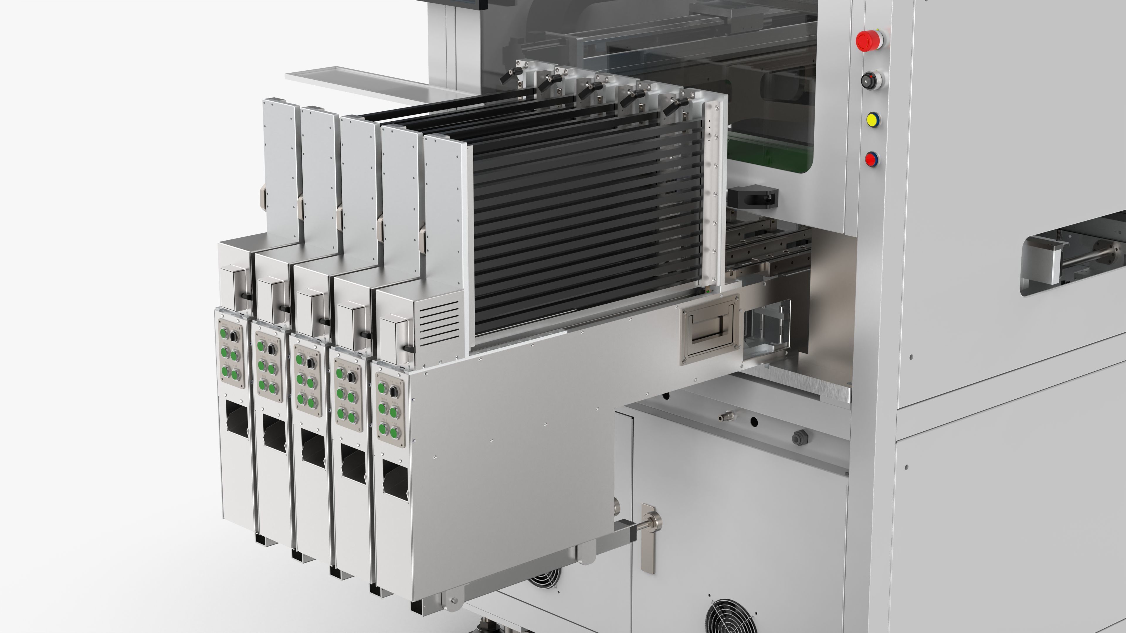 Automatic Special-Shaped Inserting PCB Board Machine 3D model_11