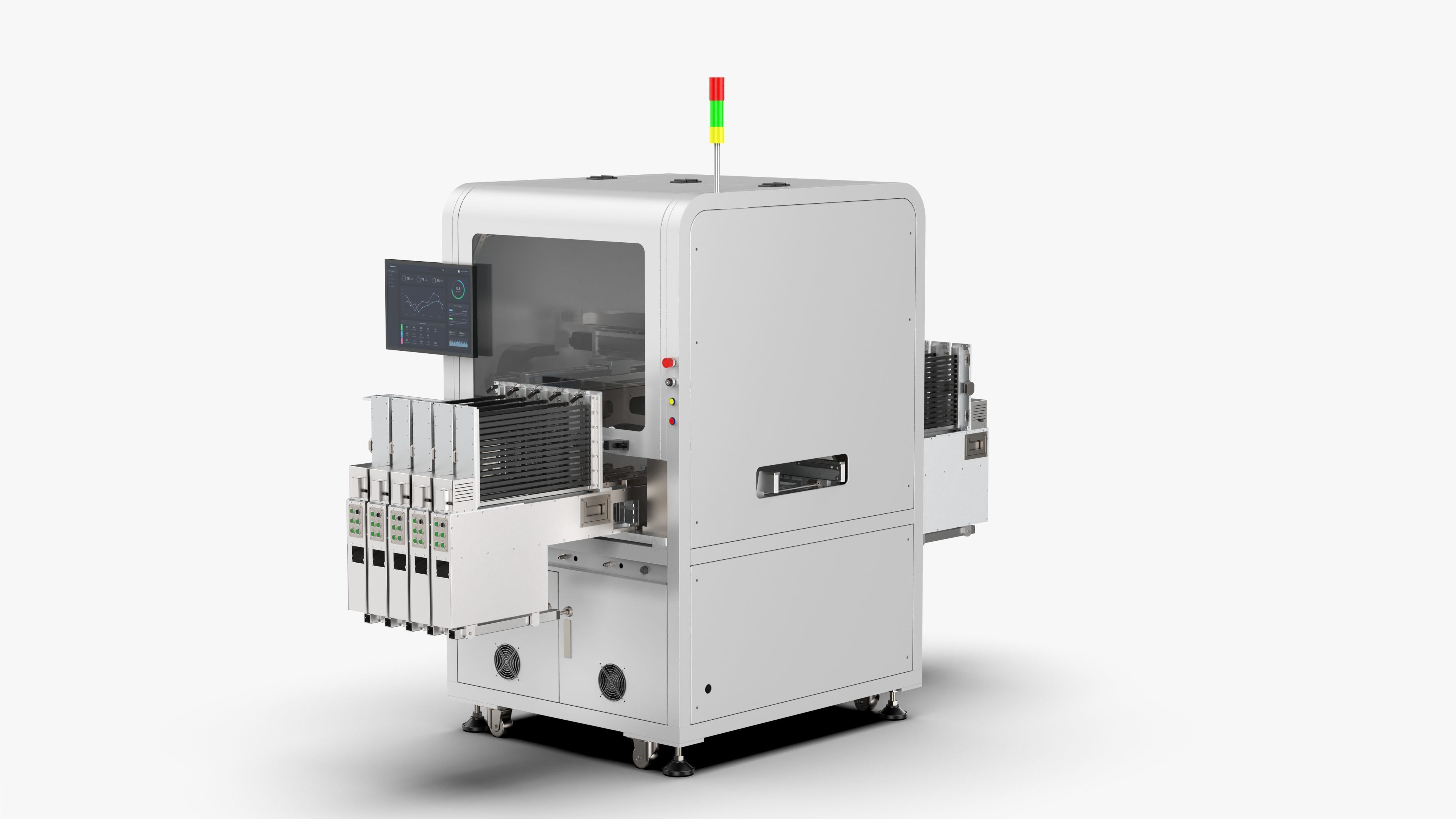 Automatic Special-Shaped Inserting PCB Board Machine 3D model_7